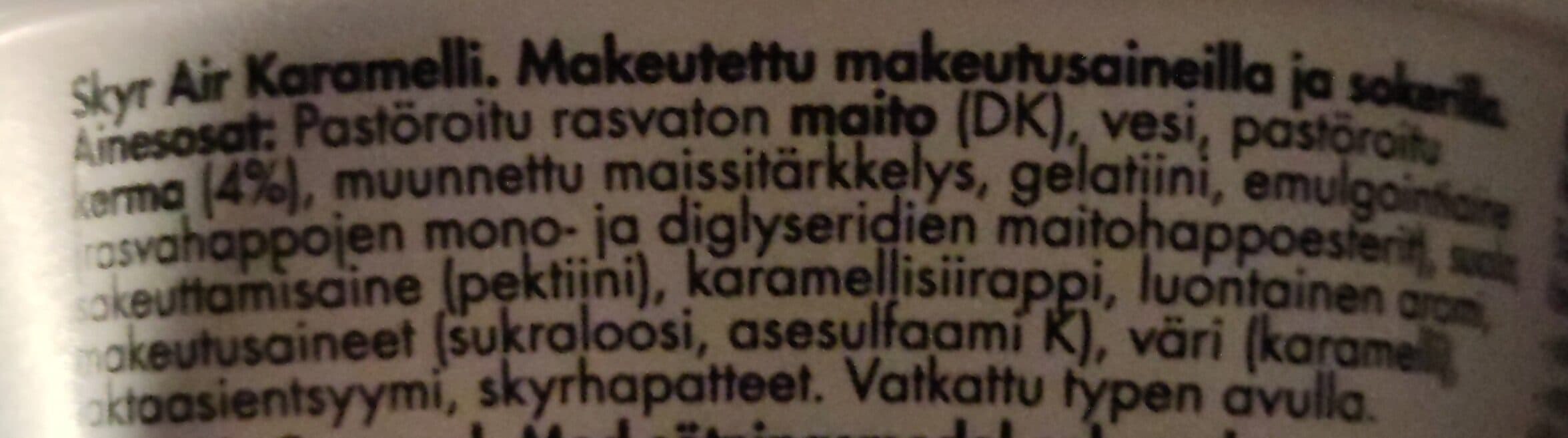 Isey Skyr Air Karamelli packshot