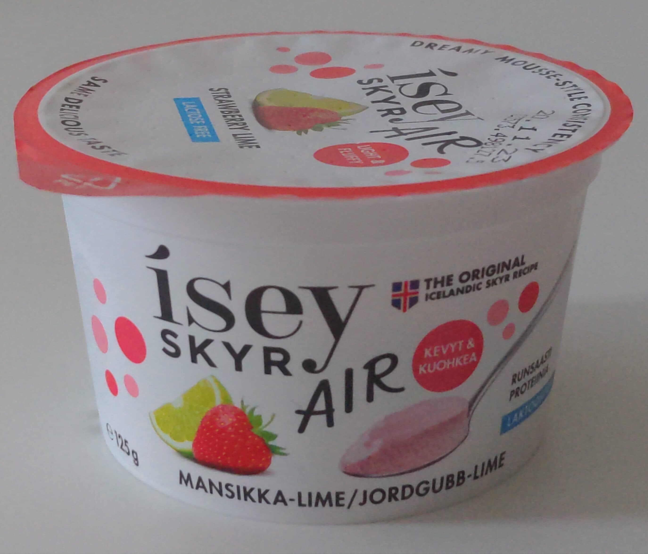 Ísey Skyr Air mansikka-lime packshot
