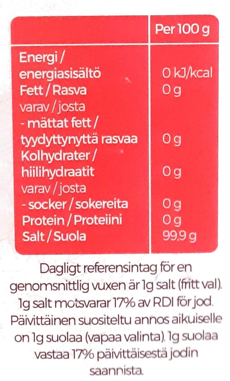 JOZO Jozo Iodized fine salt packshot