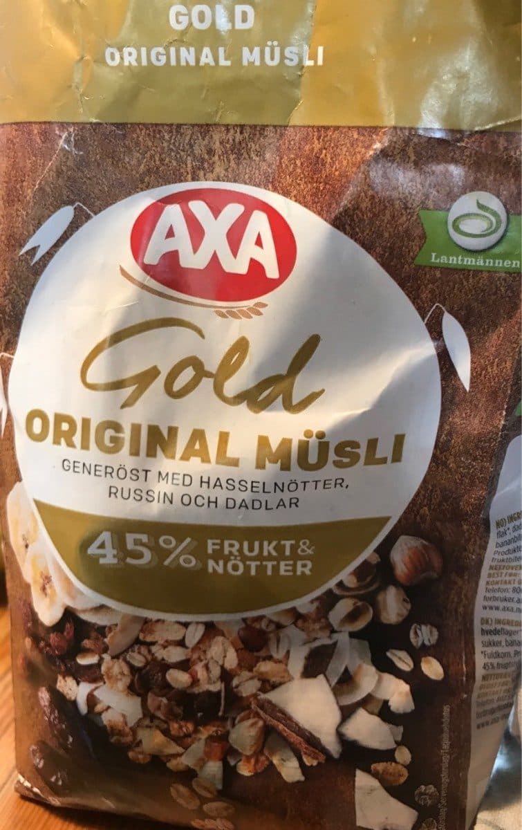 Axa F-musli Guld packshot
