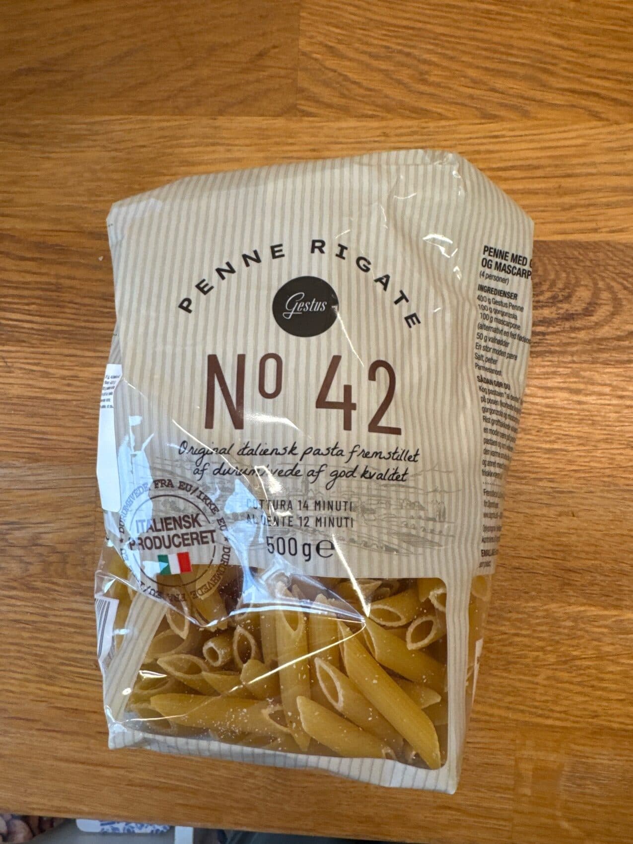 Gestus Penne Rigante packshot