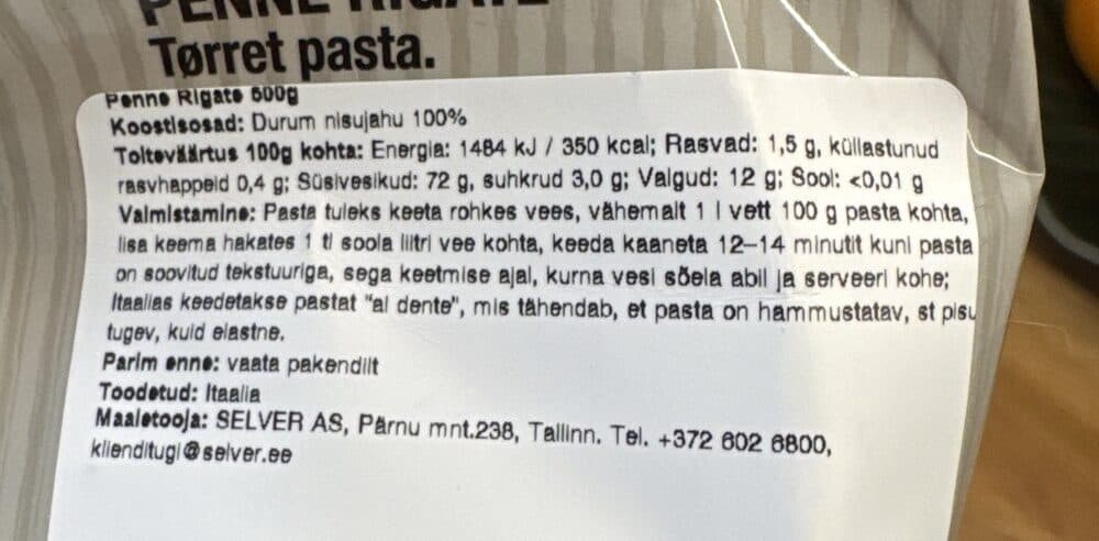 Gestus Penne Rigante packshot