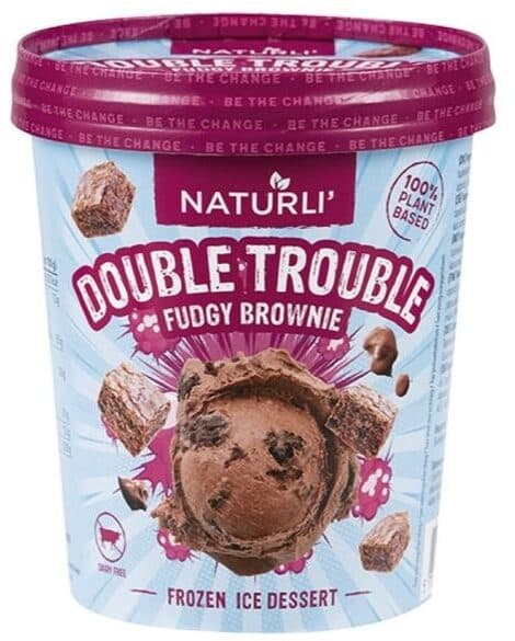 Naturli Double Trouble Fudgy Brownie packshot