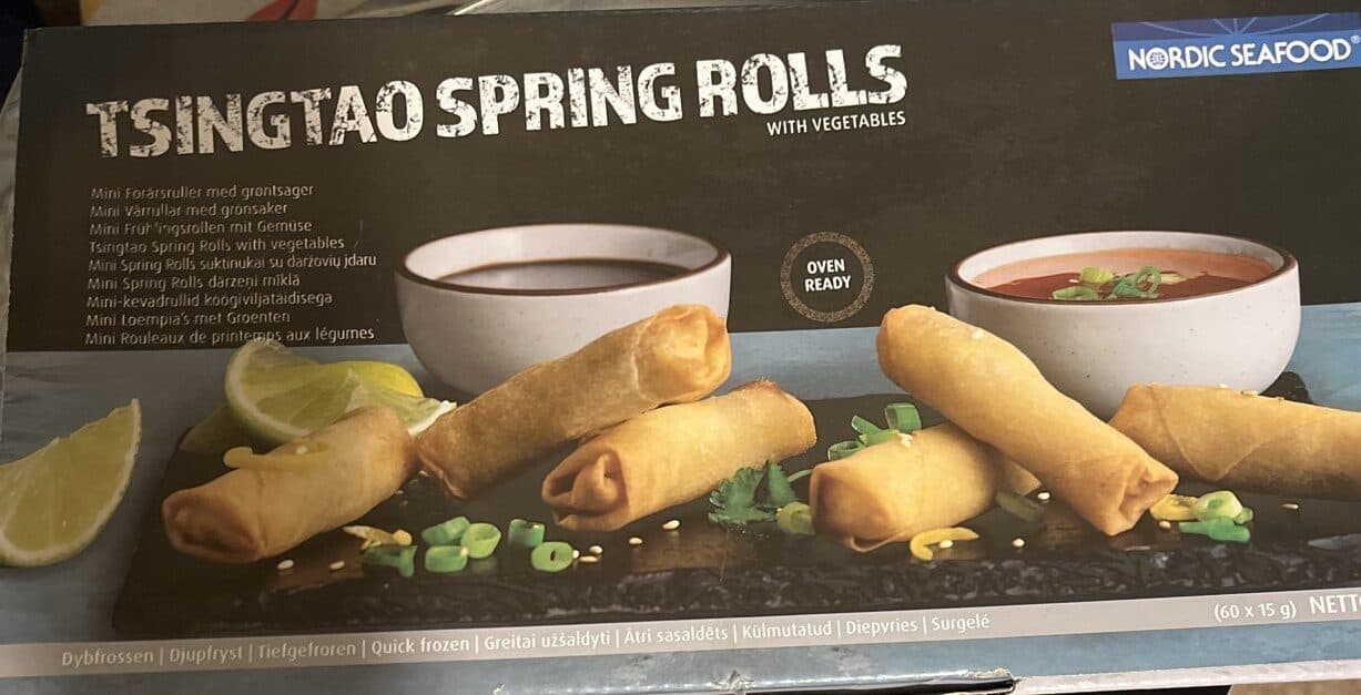 Nordic Seafood spring rolls packshot