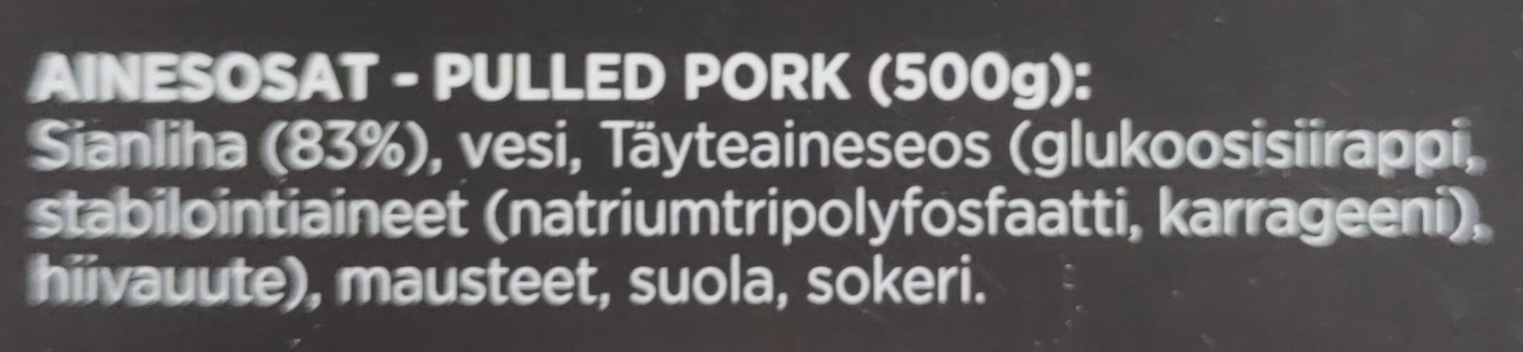 Jensenin Pulled Pork Barbecue marinadissa packshot