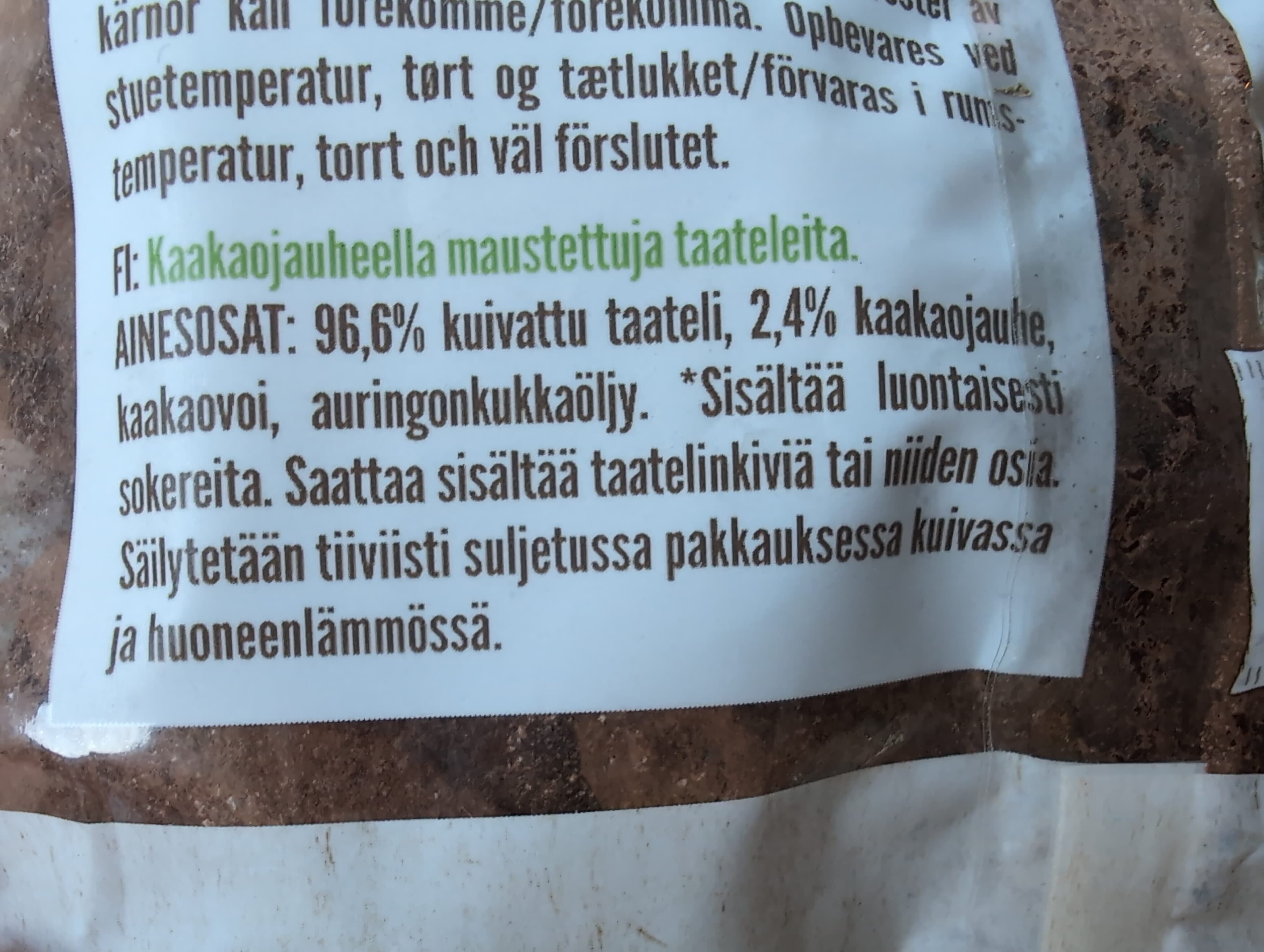 Earth Control Snack Date Cacao packshot
