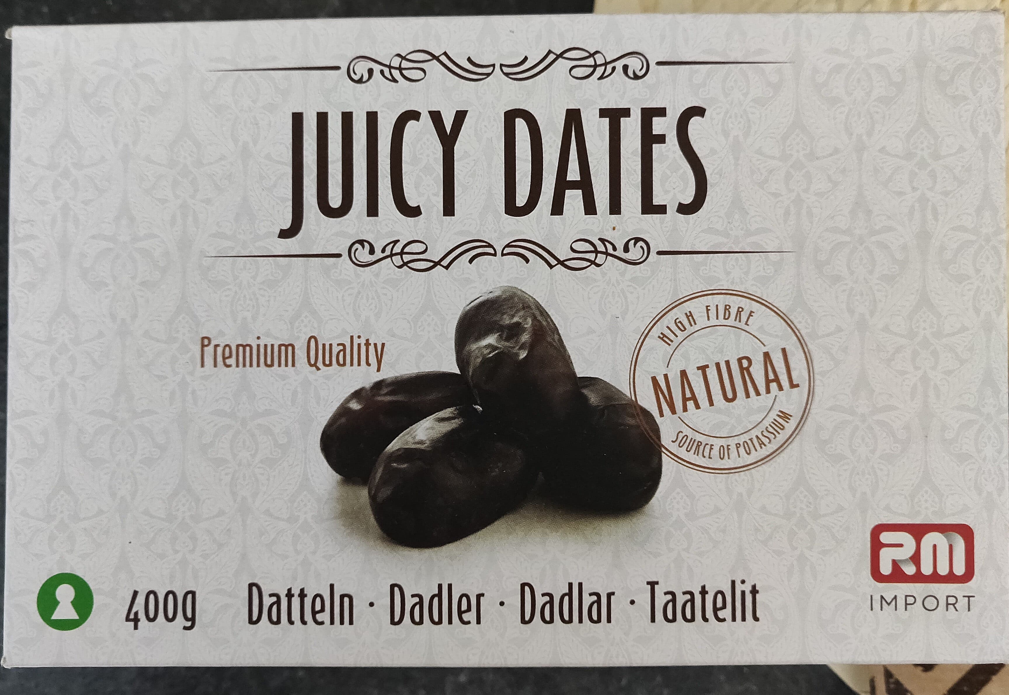 RM import Juicy Dates packshot