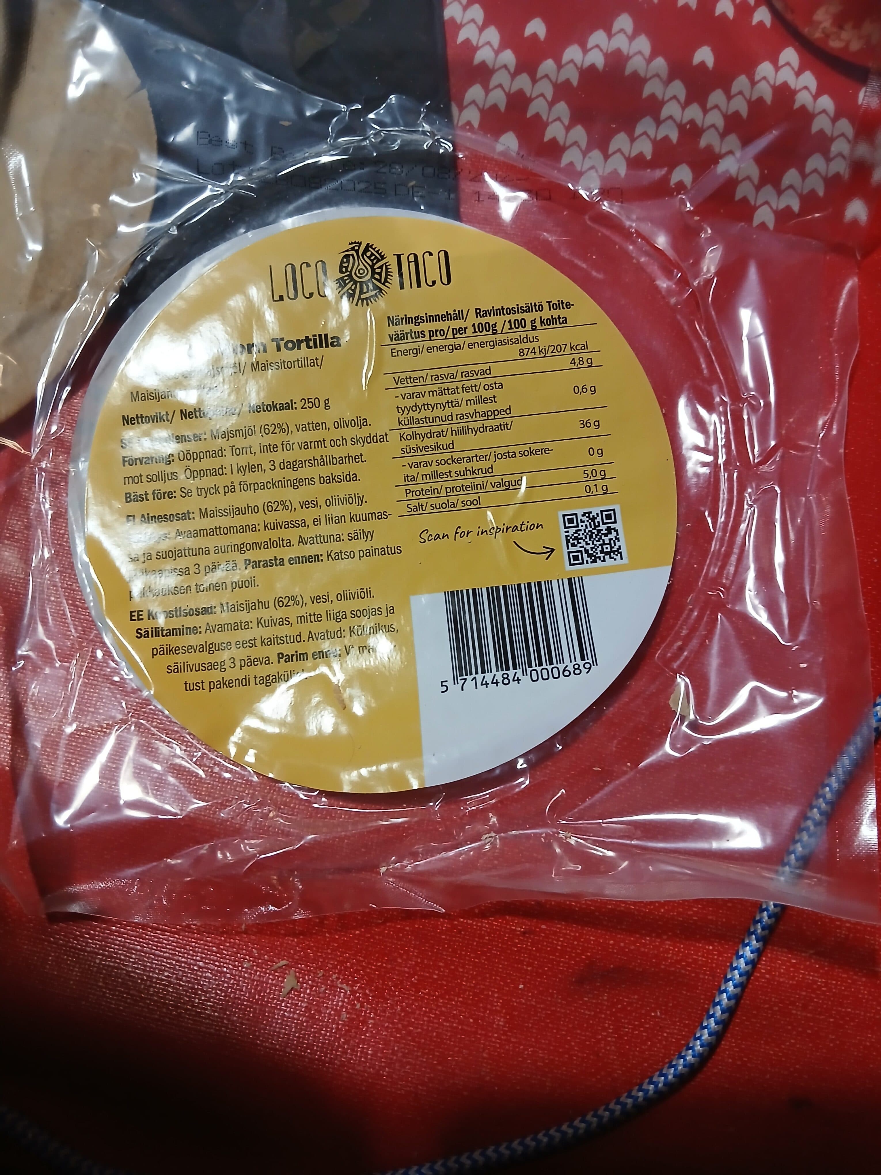 Loco Taco Yellow Corn Tortilla packshot