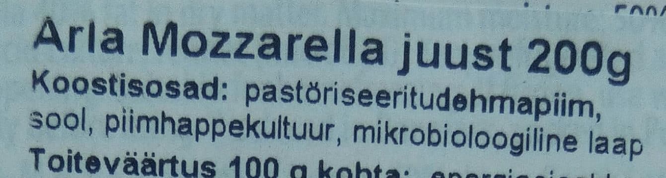 Arla Mozzarella packshot