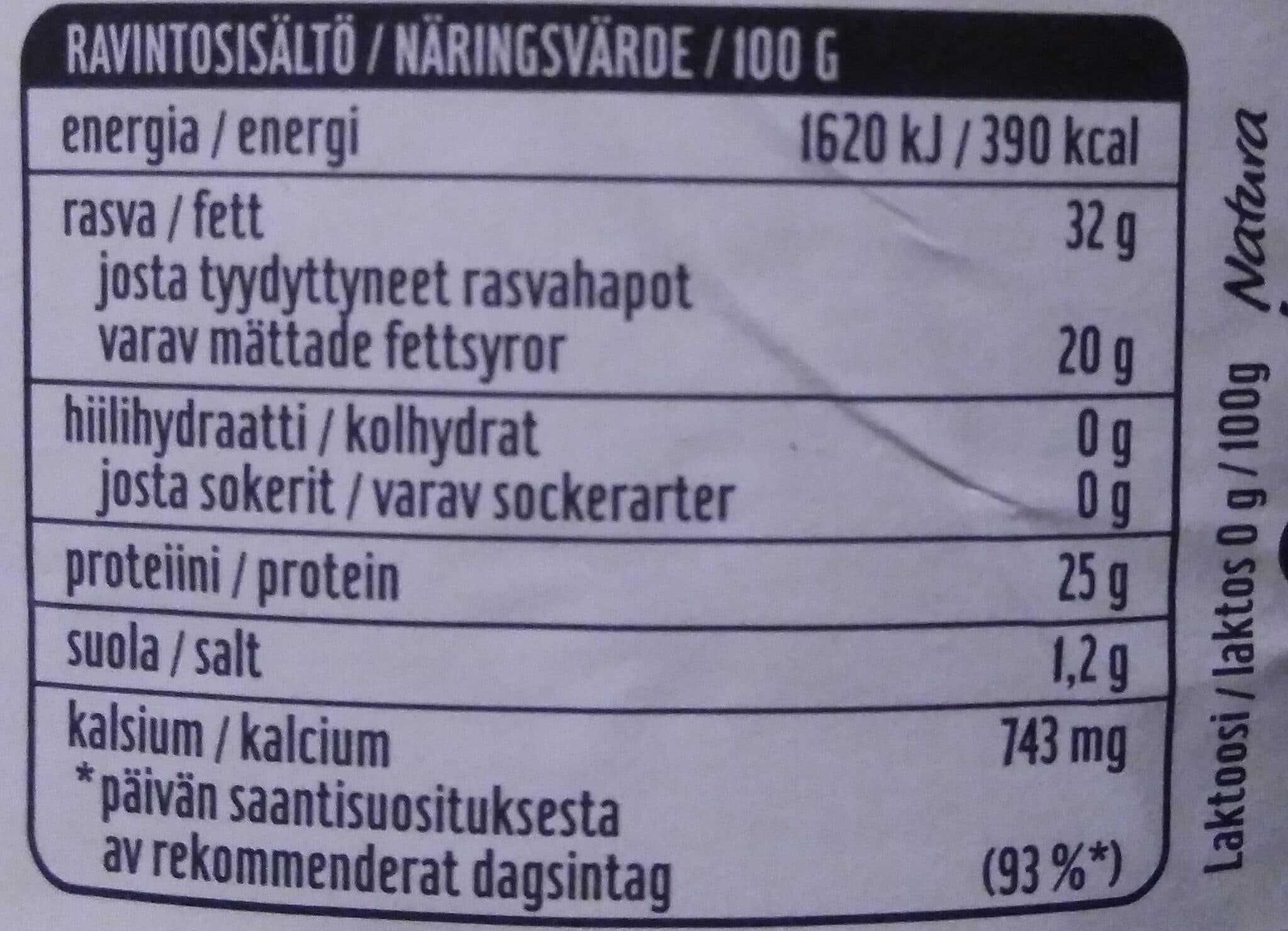 Arla Natura Kermajuusto packshot