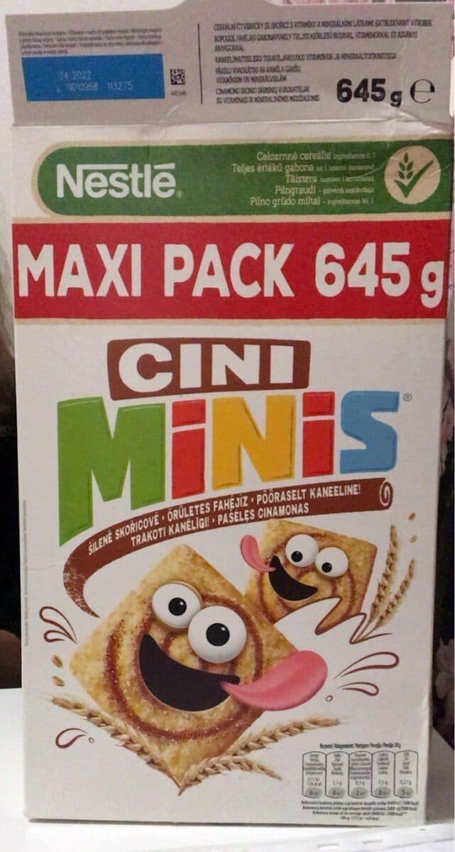 Nestlé Cini minid packshot