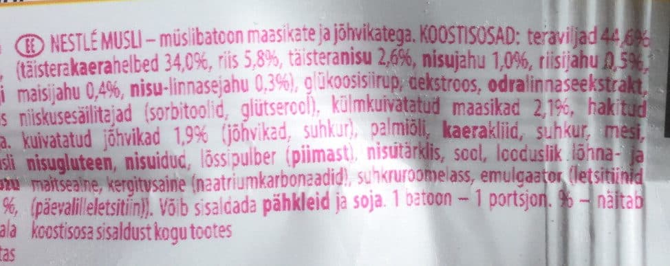 Nestlé Musli packshot