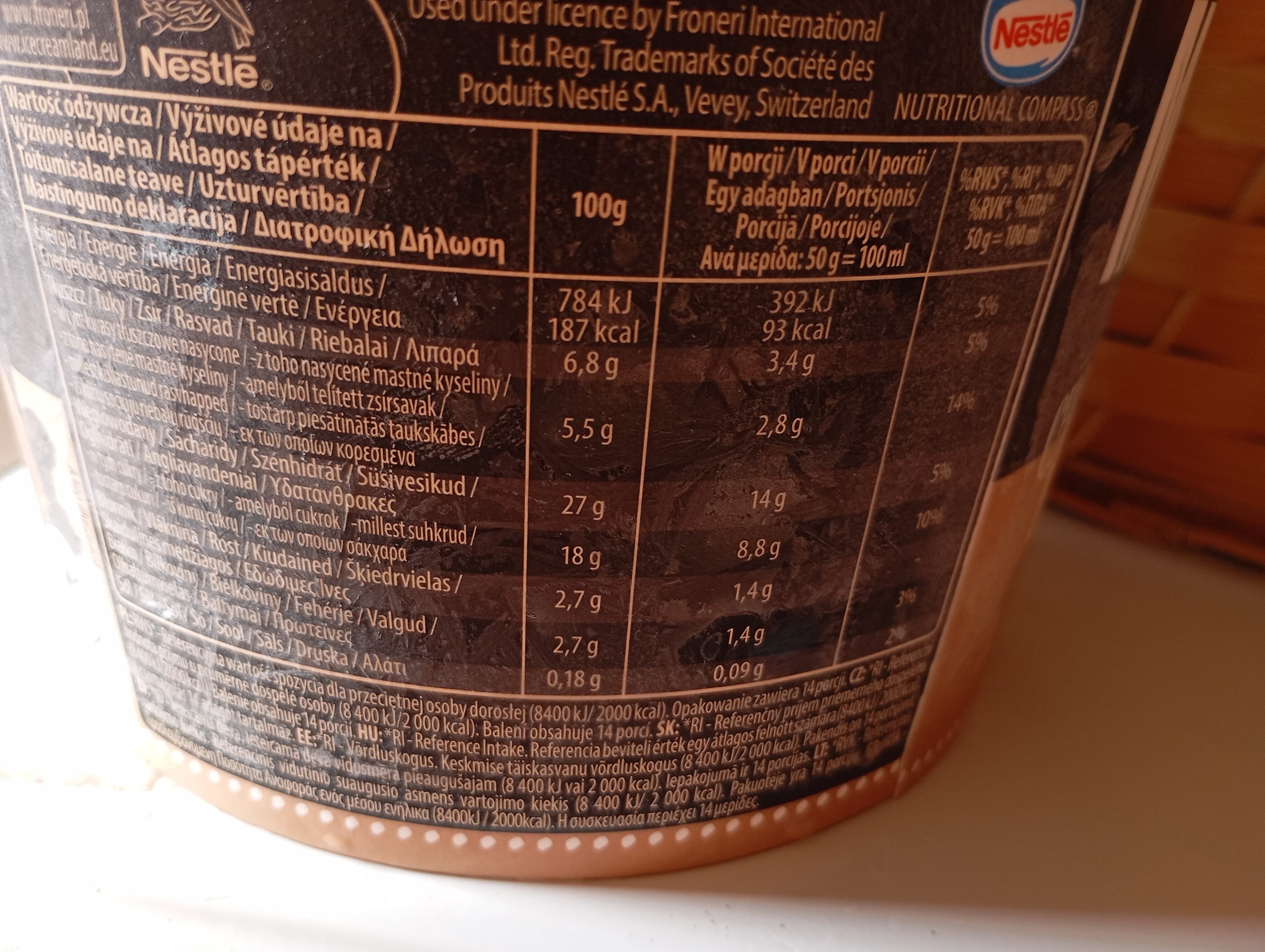 Manhattan Chocolate Biscuit Icecream packshot