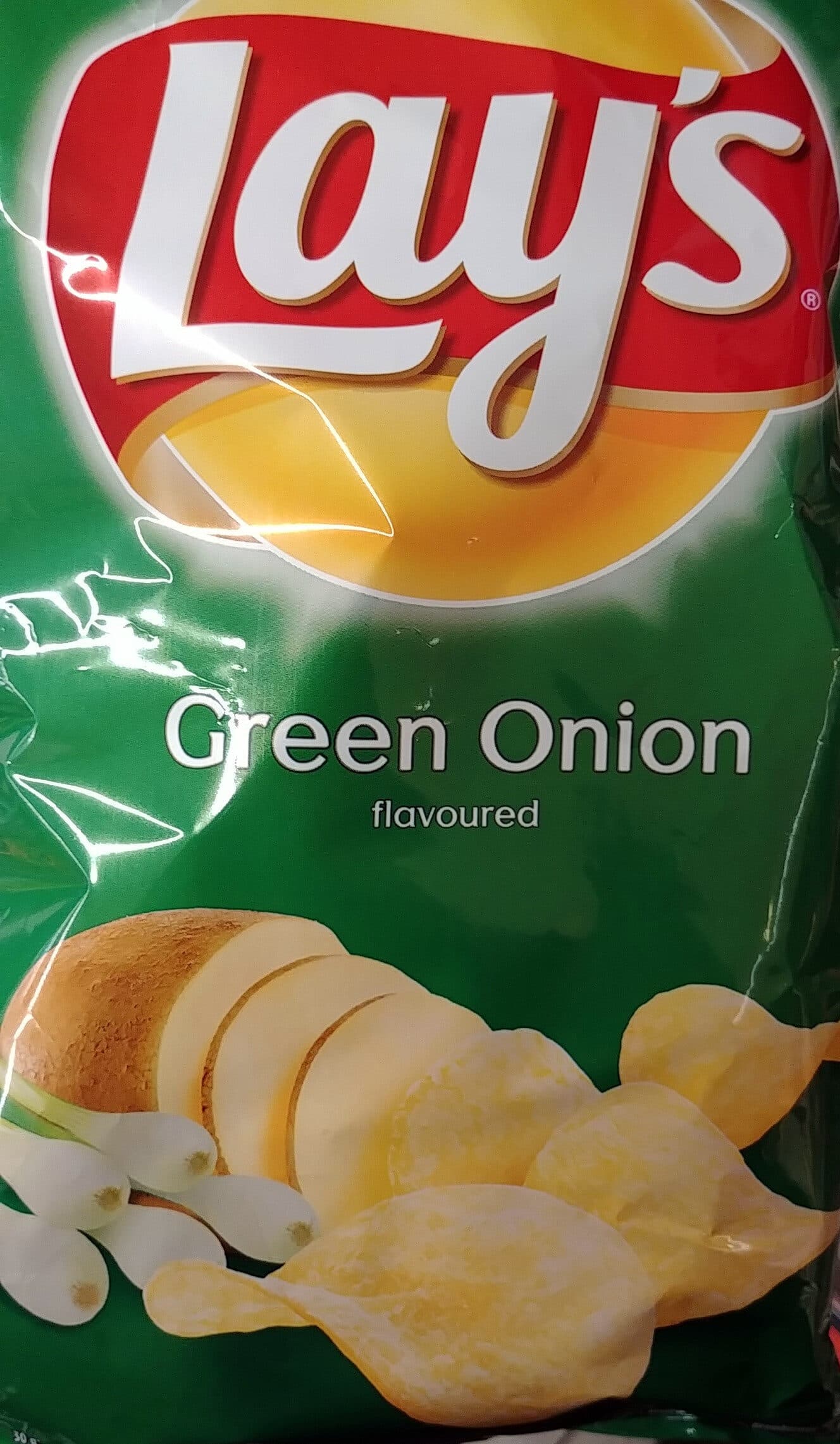 Lay's Green Onion packshot
