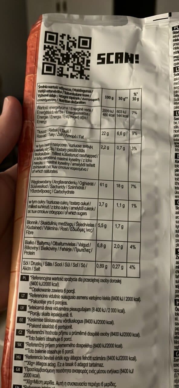 Doritos Doritos Nacho Cheese Flavour packshot