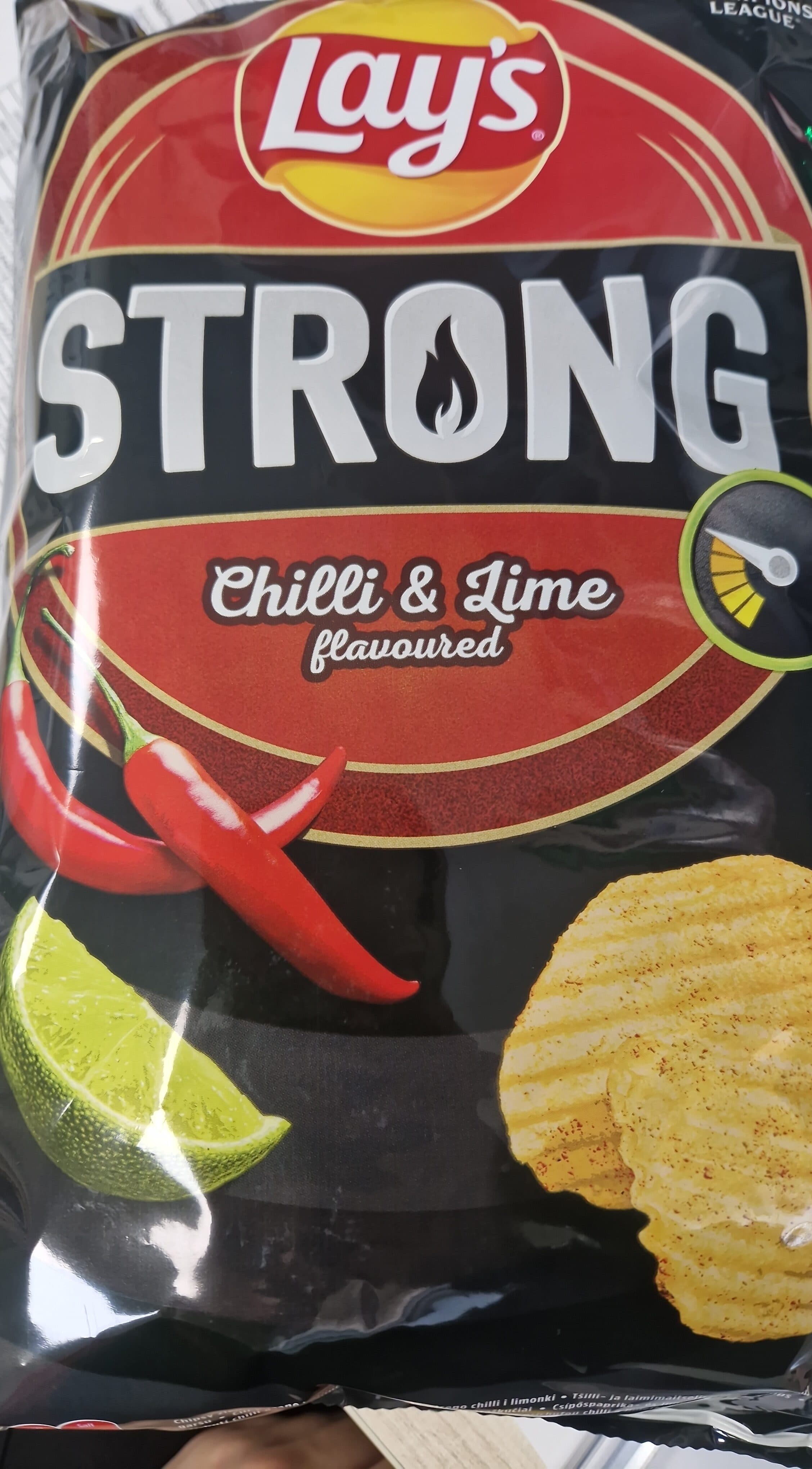 Lay's Chilli & Lime Chips packshot