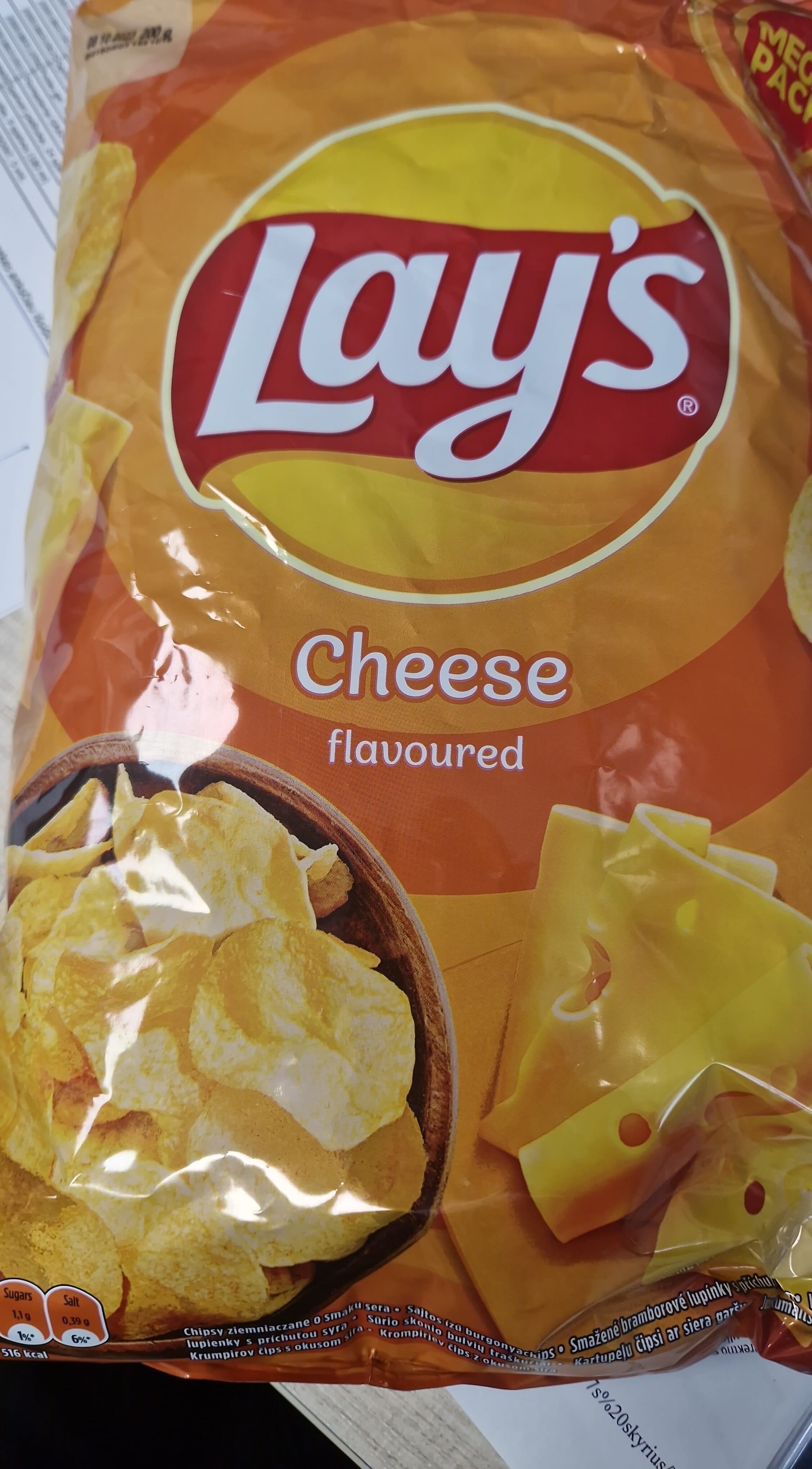 lay's Sūrio skonio bulvių traškučiai packshot