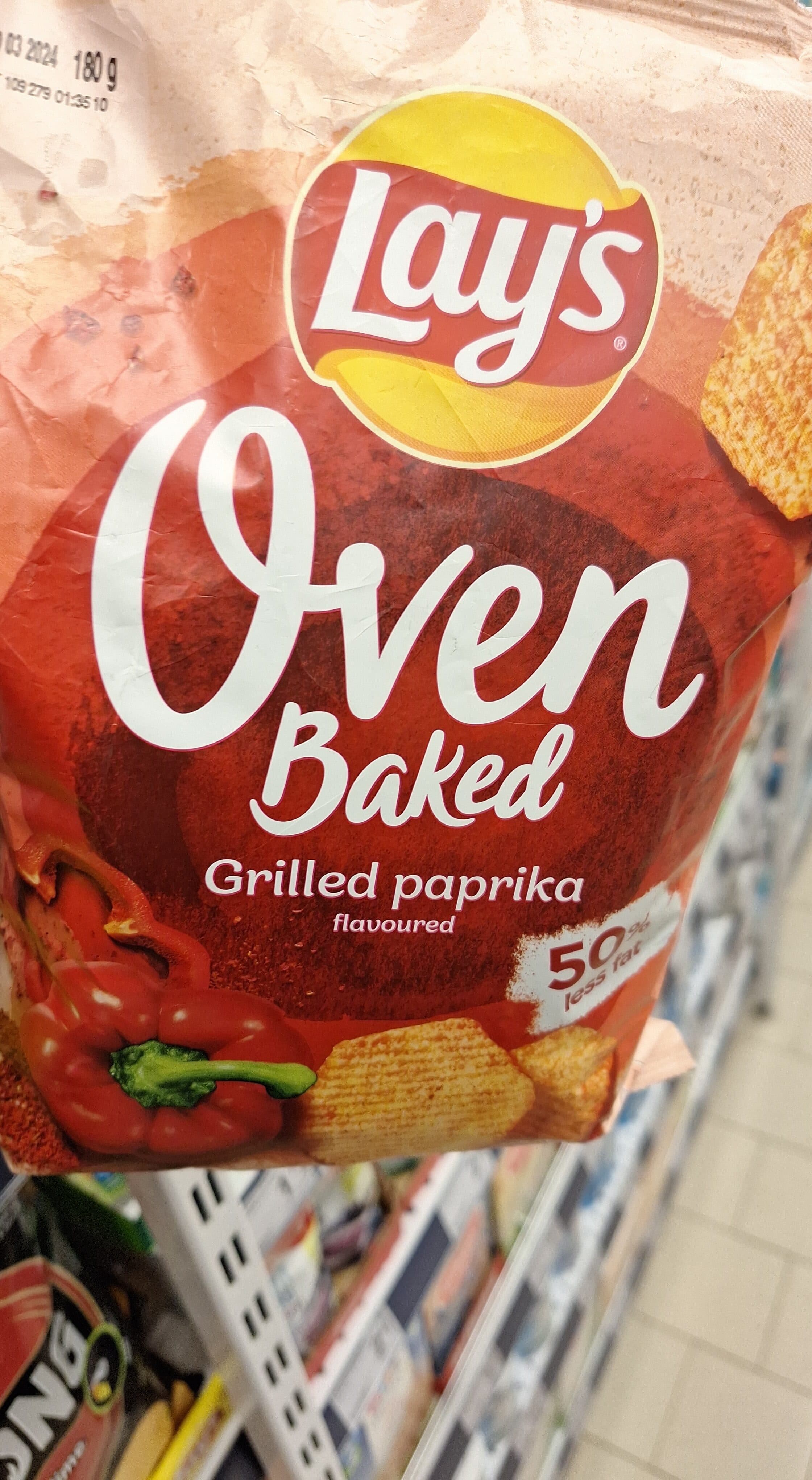 Lay's Oven Baked Grilled paprika packshot