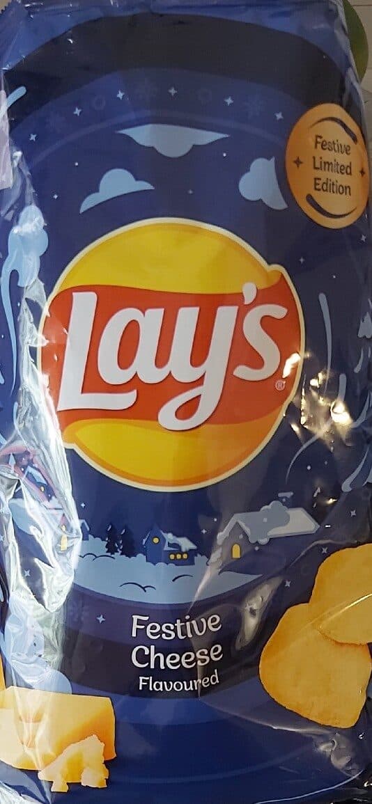 Lay's Festive Cheese packshot