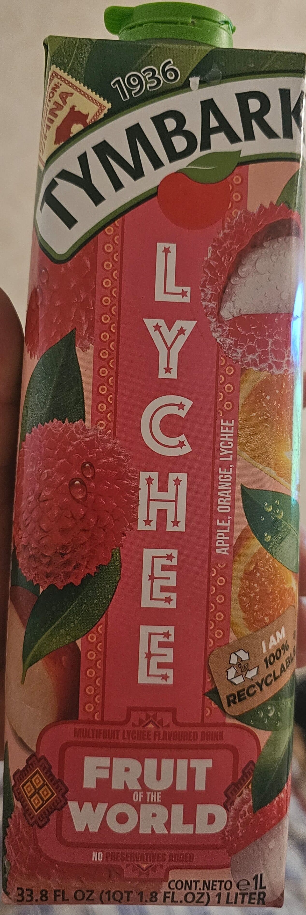 Tymbark Tymbark Lychee packshot