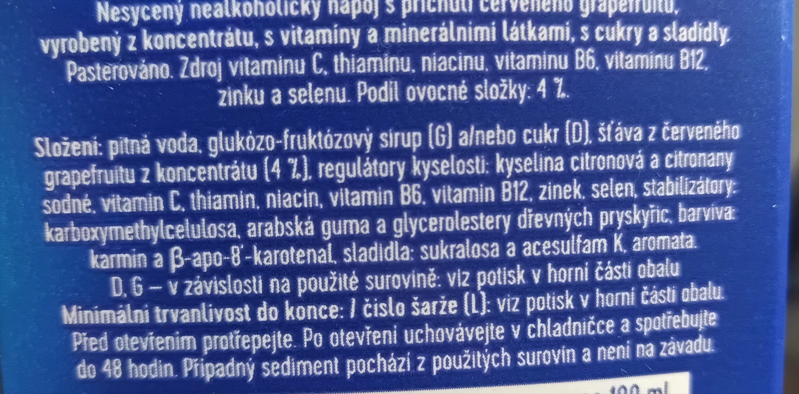 Caprio Červený grapefruit packshot