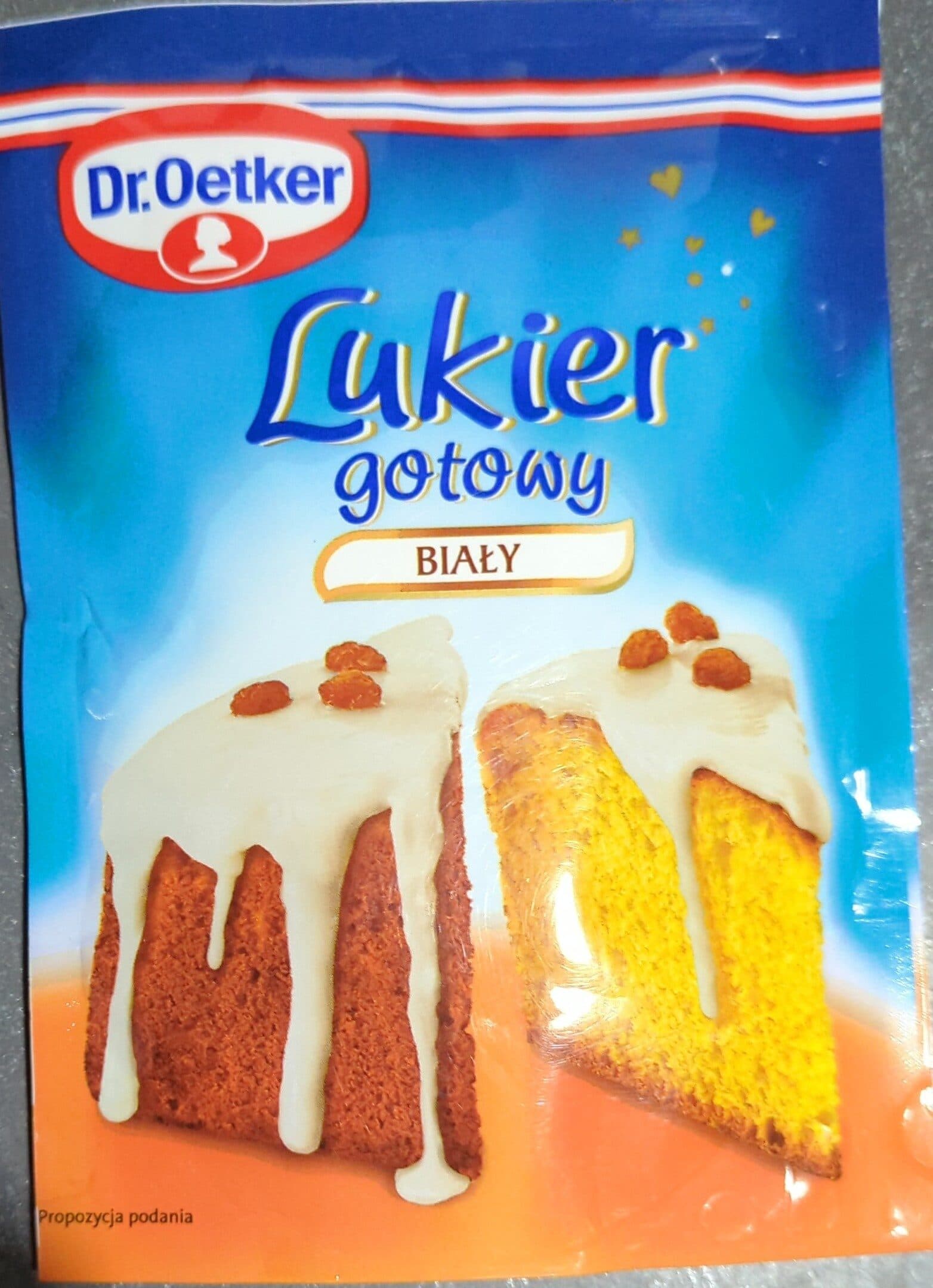Dr. Oetker Baltas glajus packshot