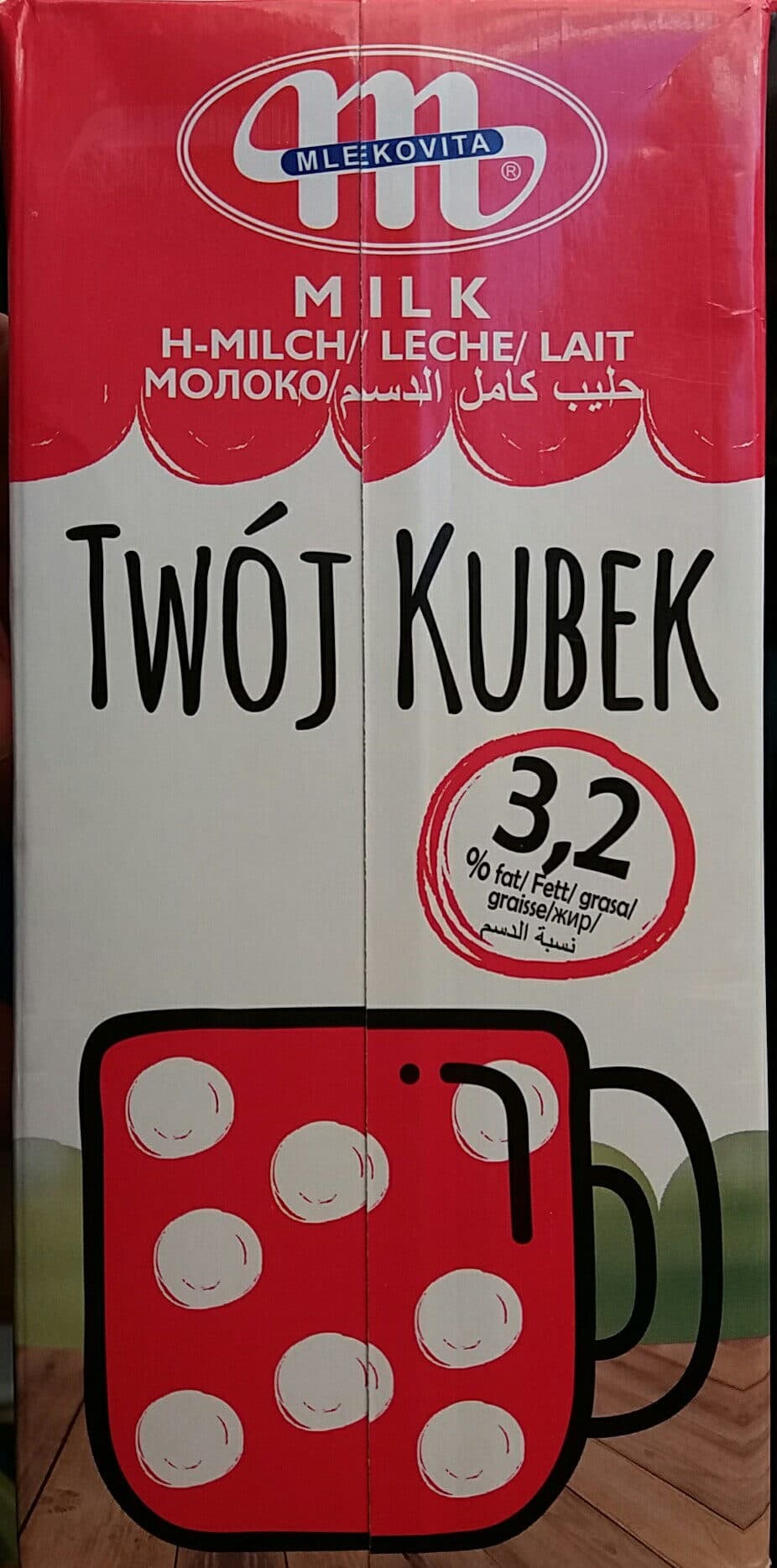 Mlekovita Mleko UHT 3,2% packshot
