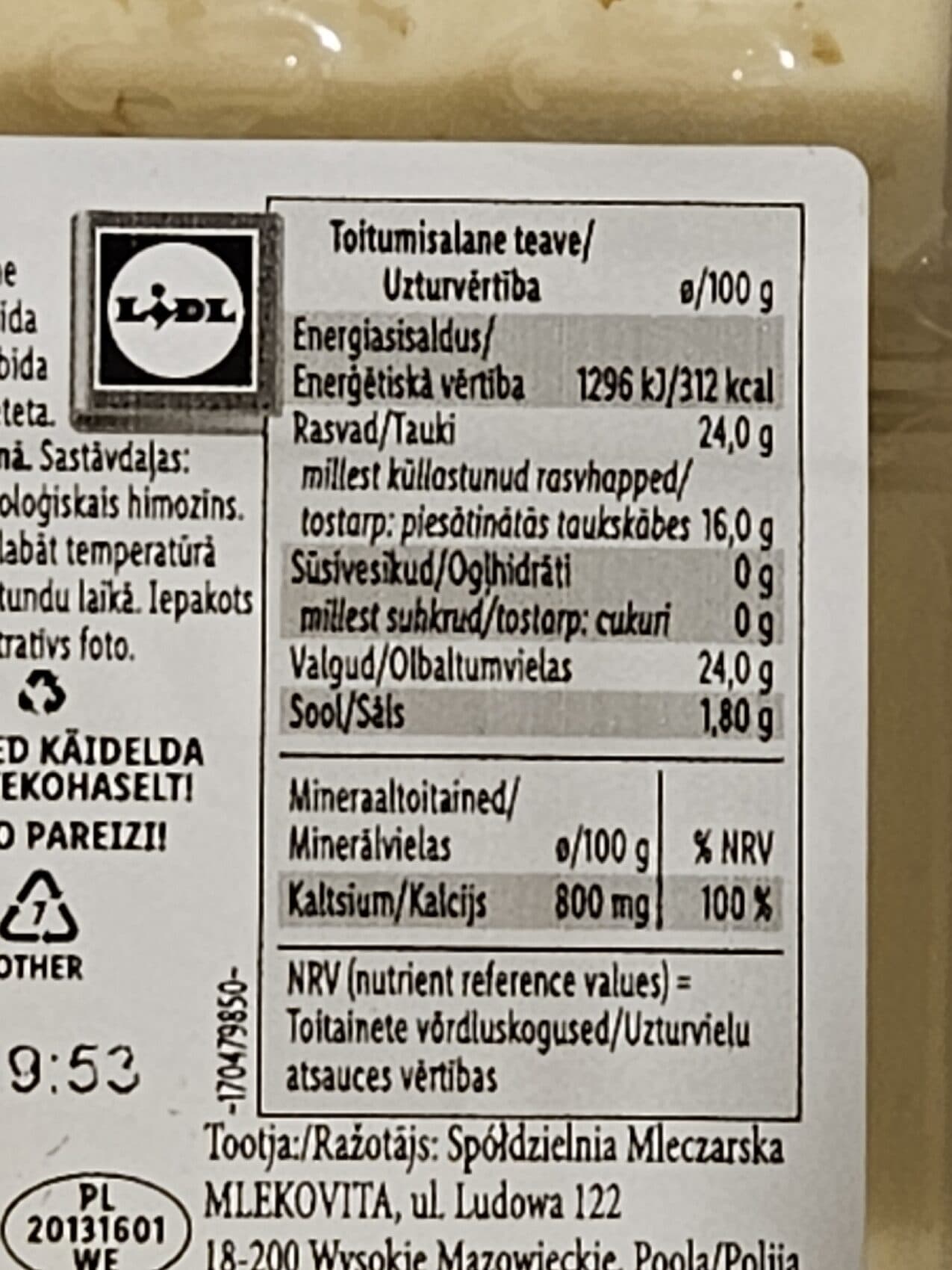 Pilos Tilster Cheese packshot
