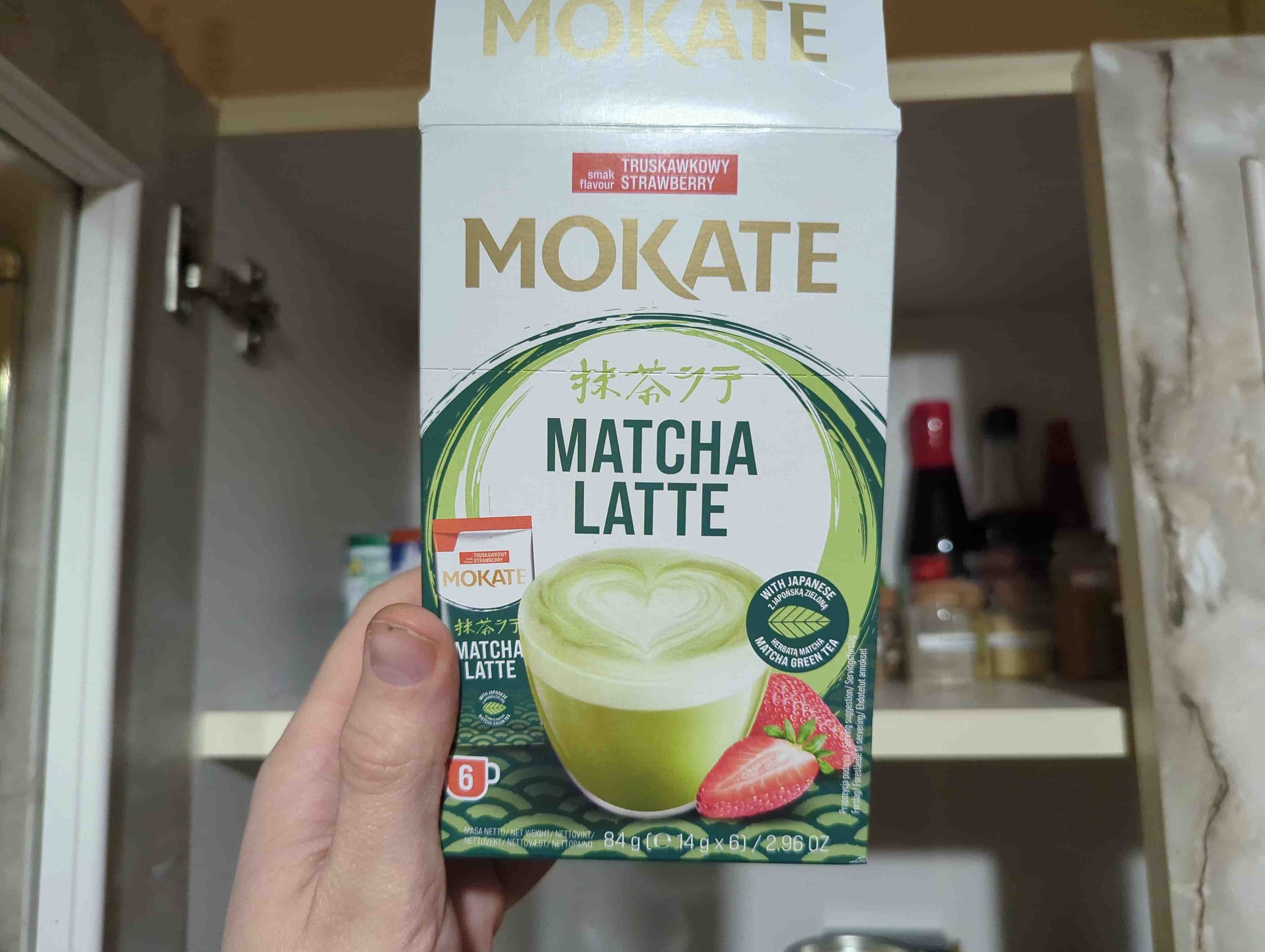 Mokate Matcha latte packshot