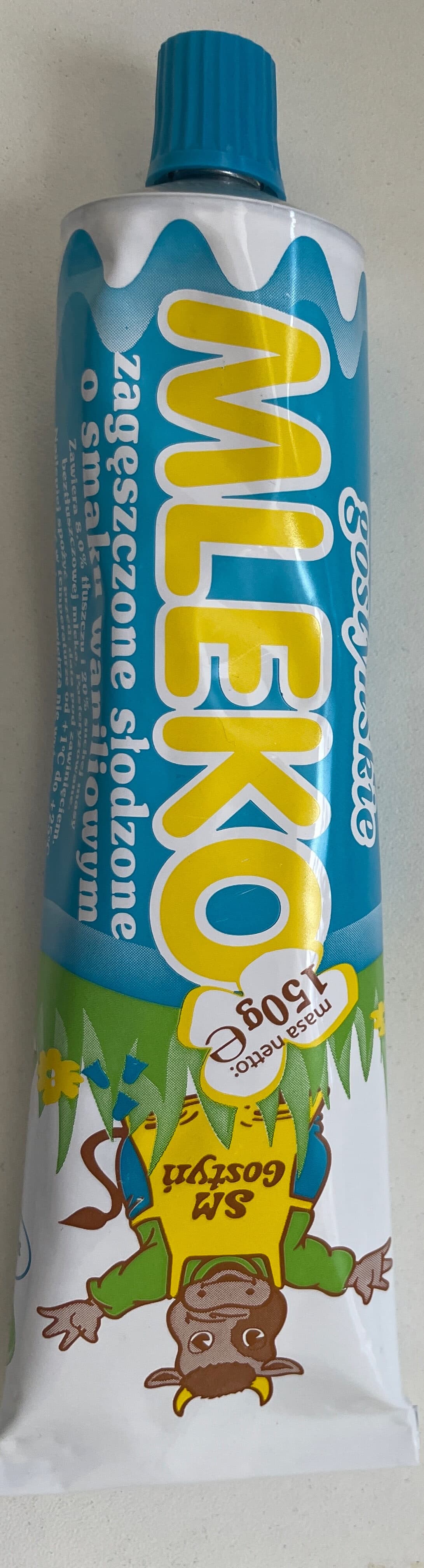 SM Gostyń gostyńskie MLEKO zagęszczone słodzone o smaku waniliowym packshot