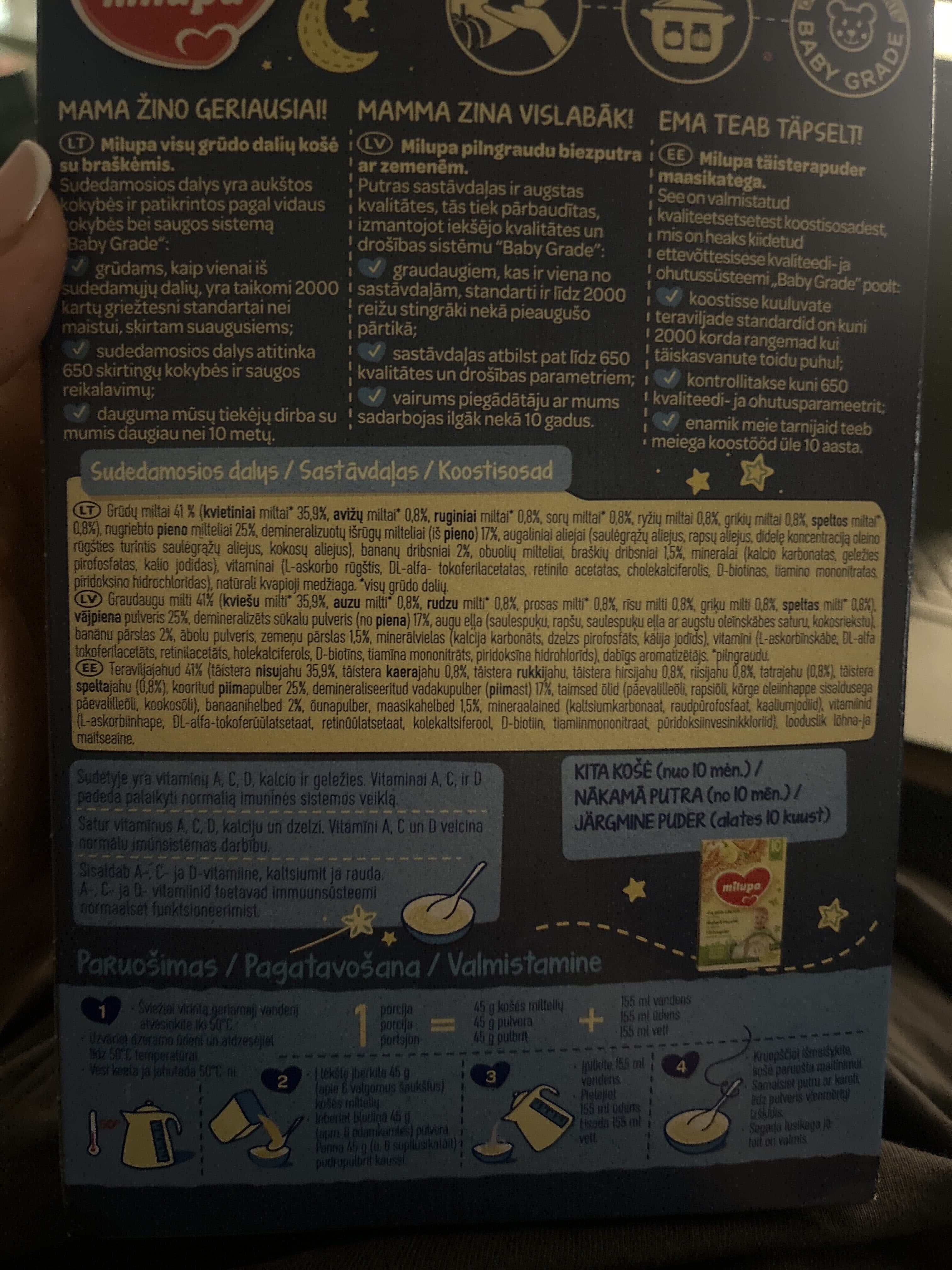 Open Food Facts Milupa packshot