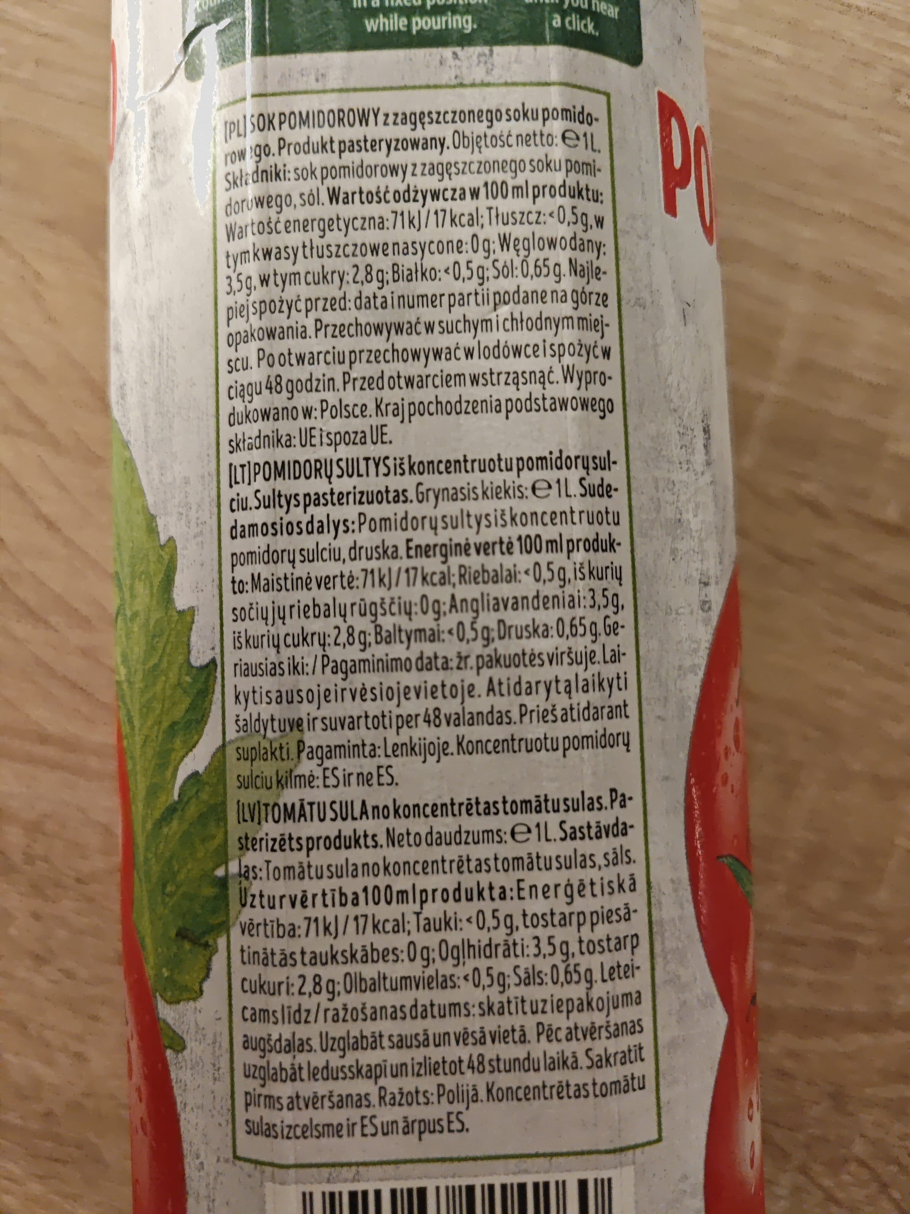Grand Tomato juice packshot