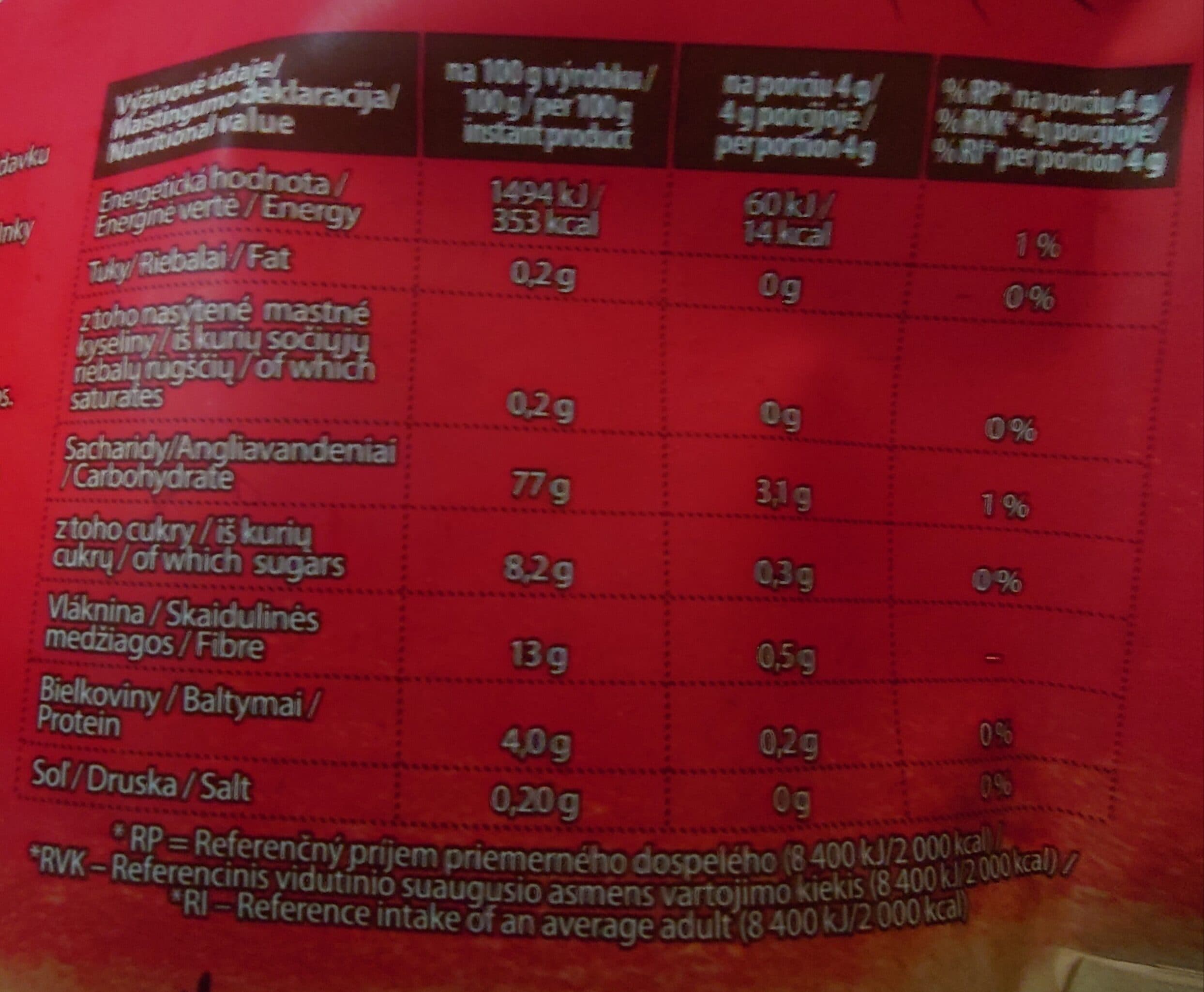 Inka Instant Cereal Drink packshot