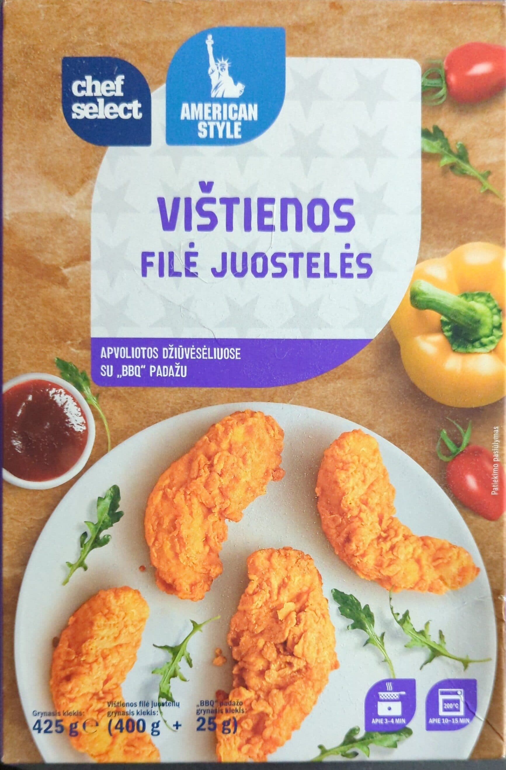 Culinea chicken strips packshot