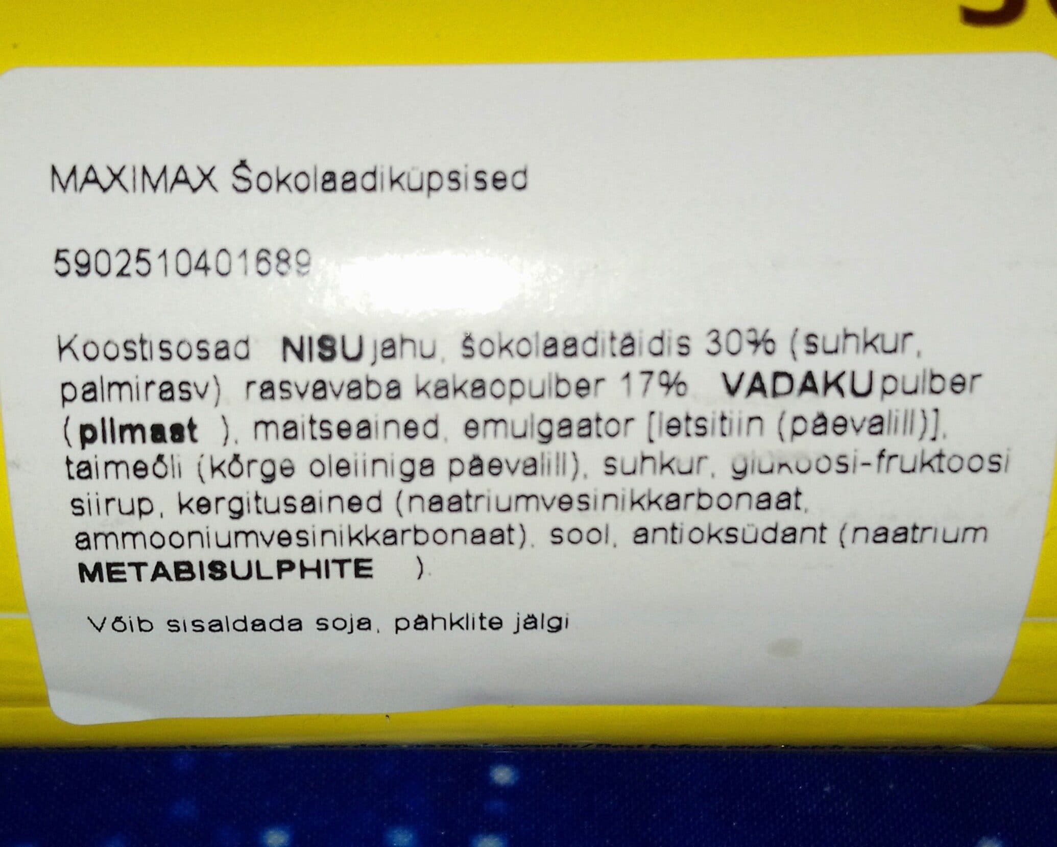 Cornellis MaxiMax chocolate biscuits packshot