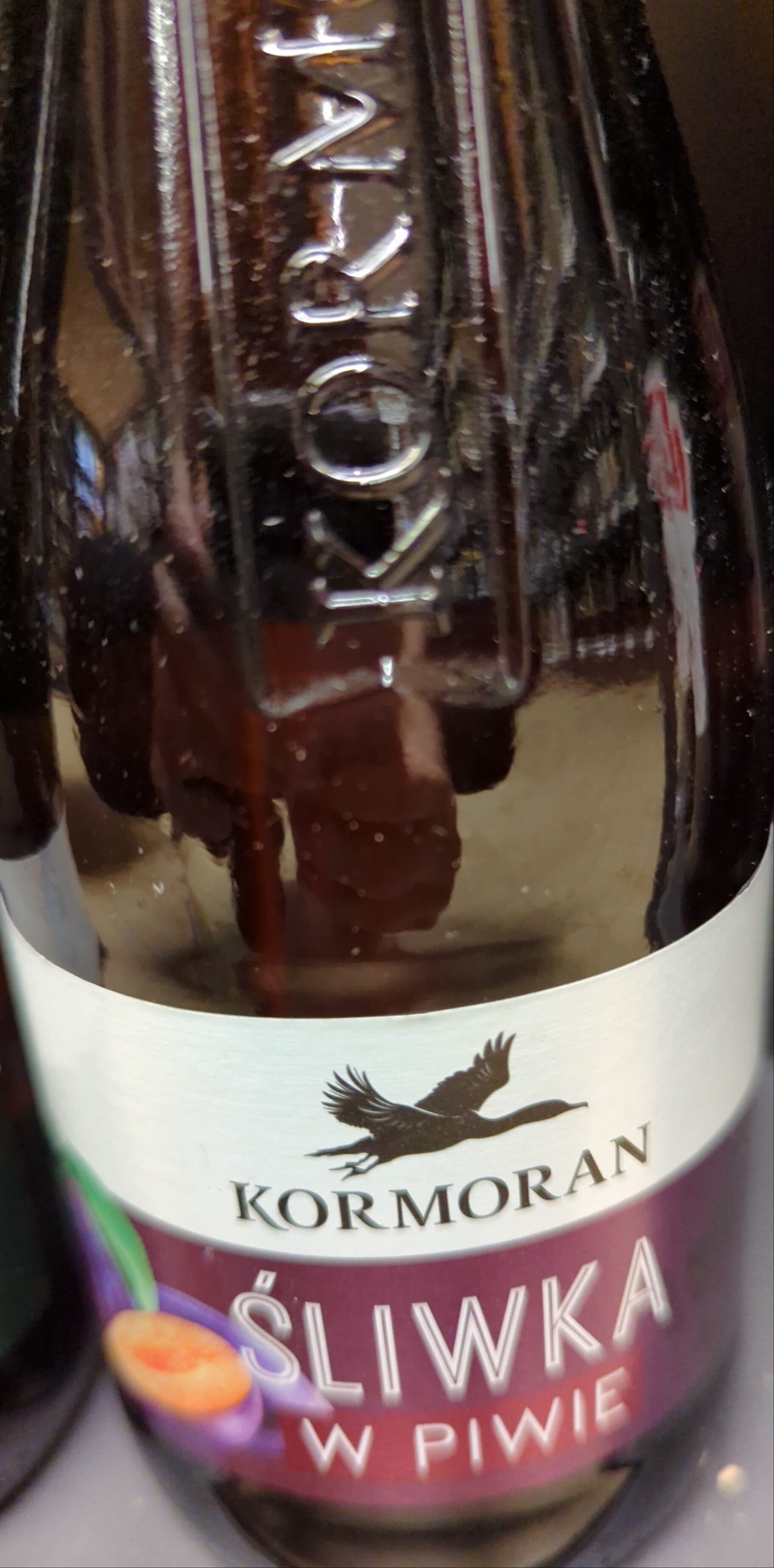 kormoras slyvų skonio alus packshot