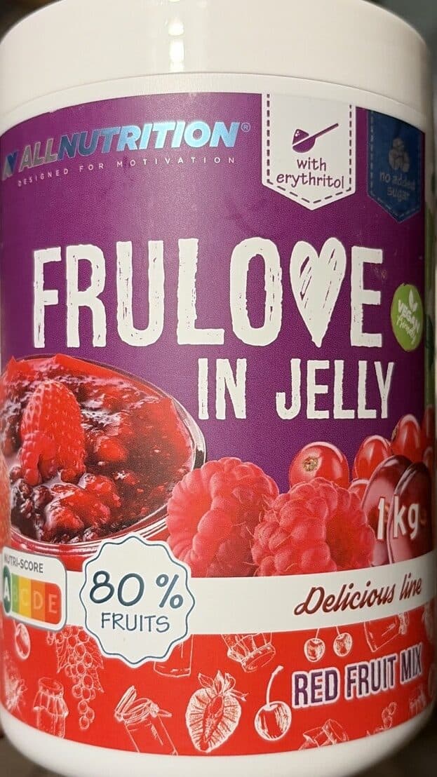 All nutrition Frulove In jelly packshot