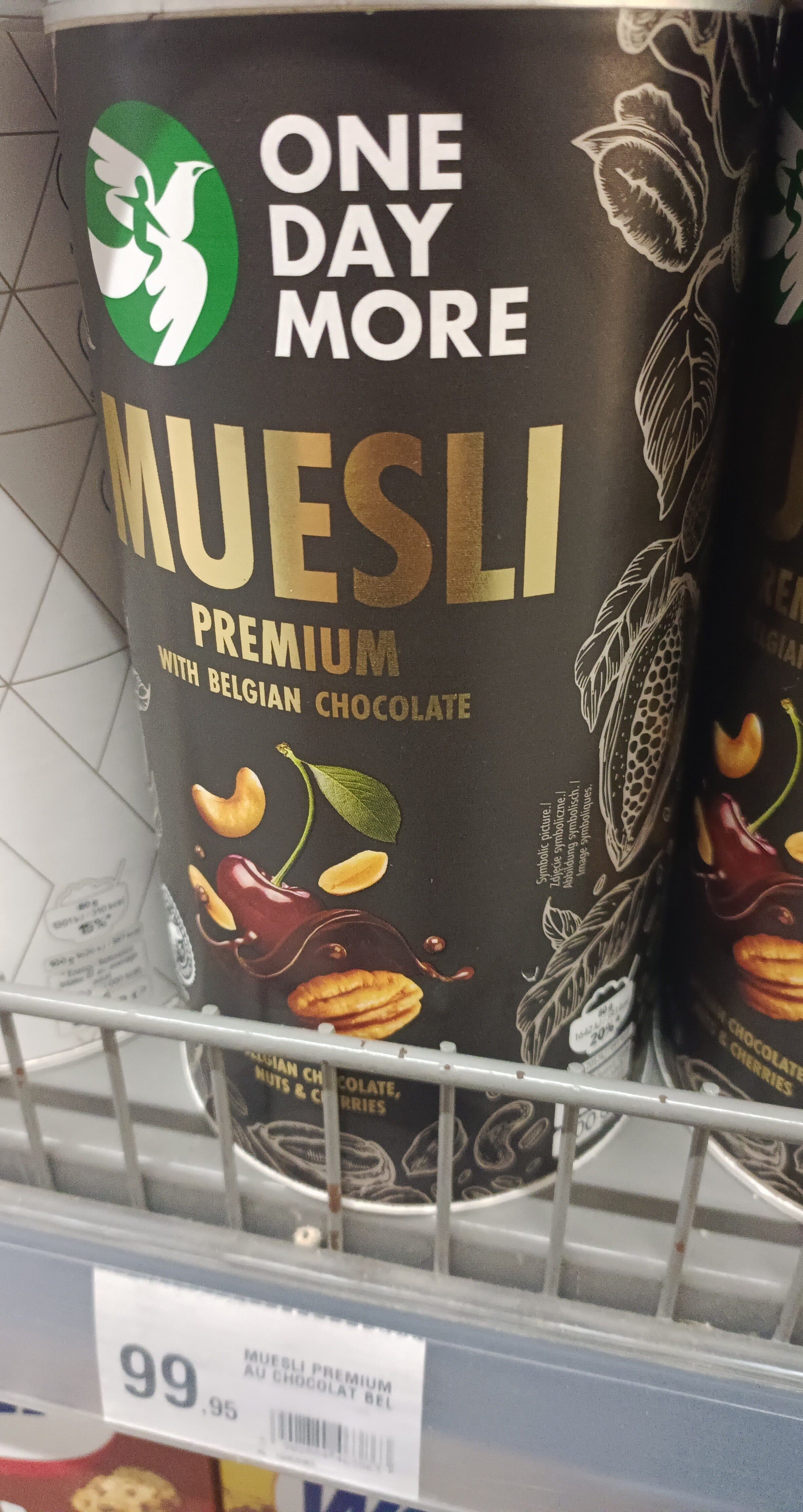 One Day More Muesli Premium with Belgian Chocolate packshot