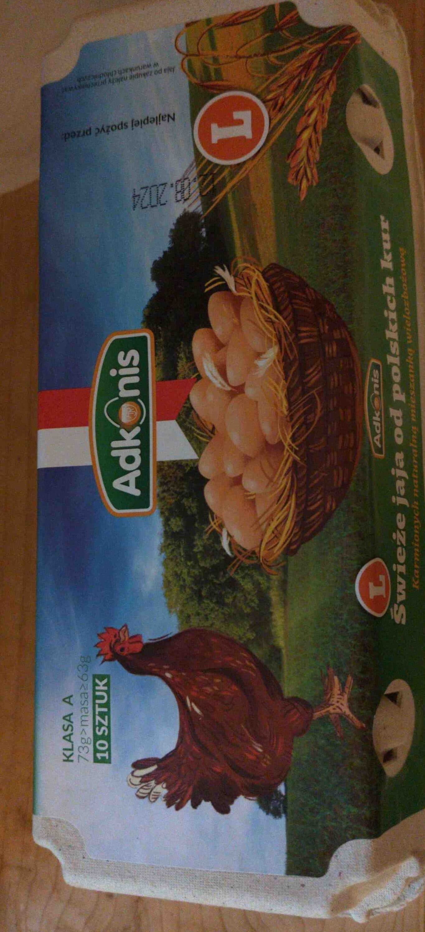 Adkonis Svieze jaja od polskich kur packshot