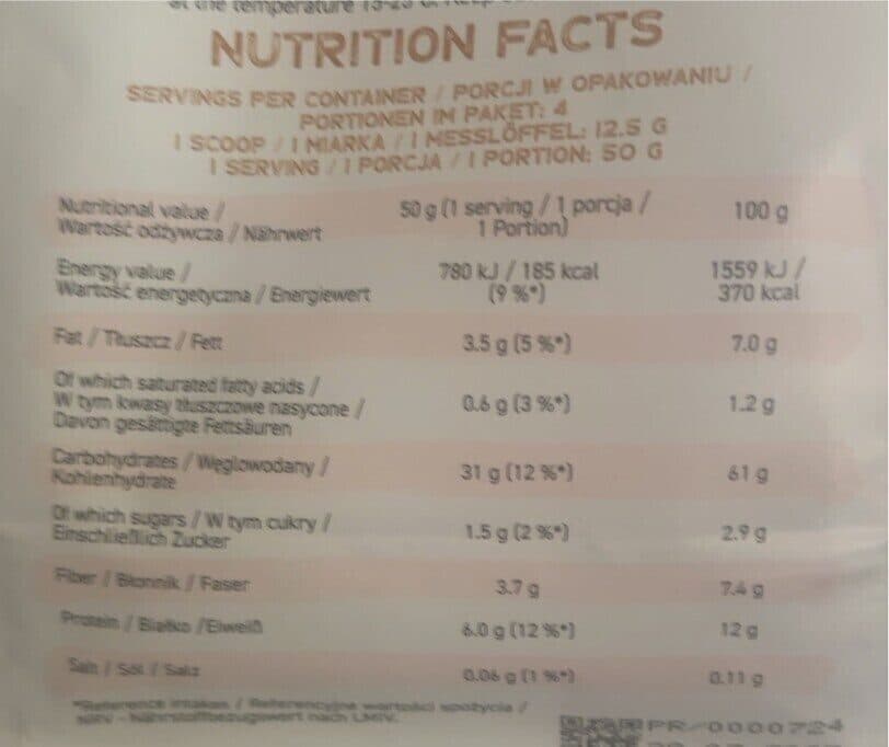 OstroVit Oatmeal Strawberry packshot