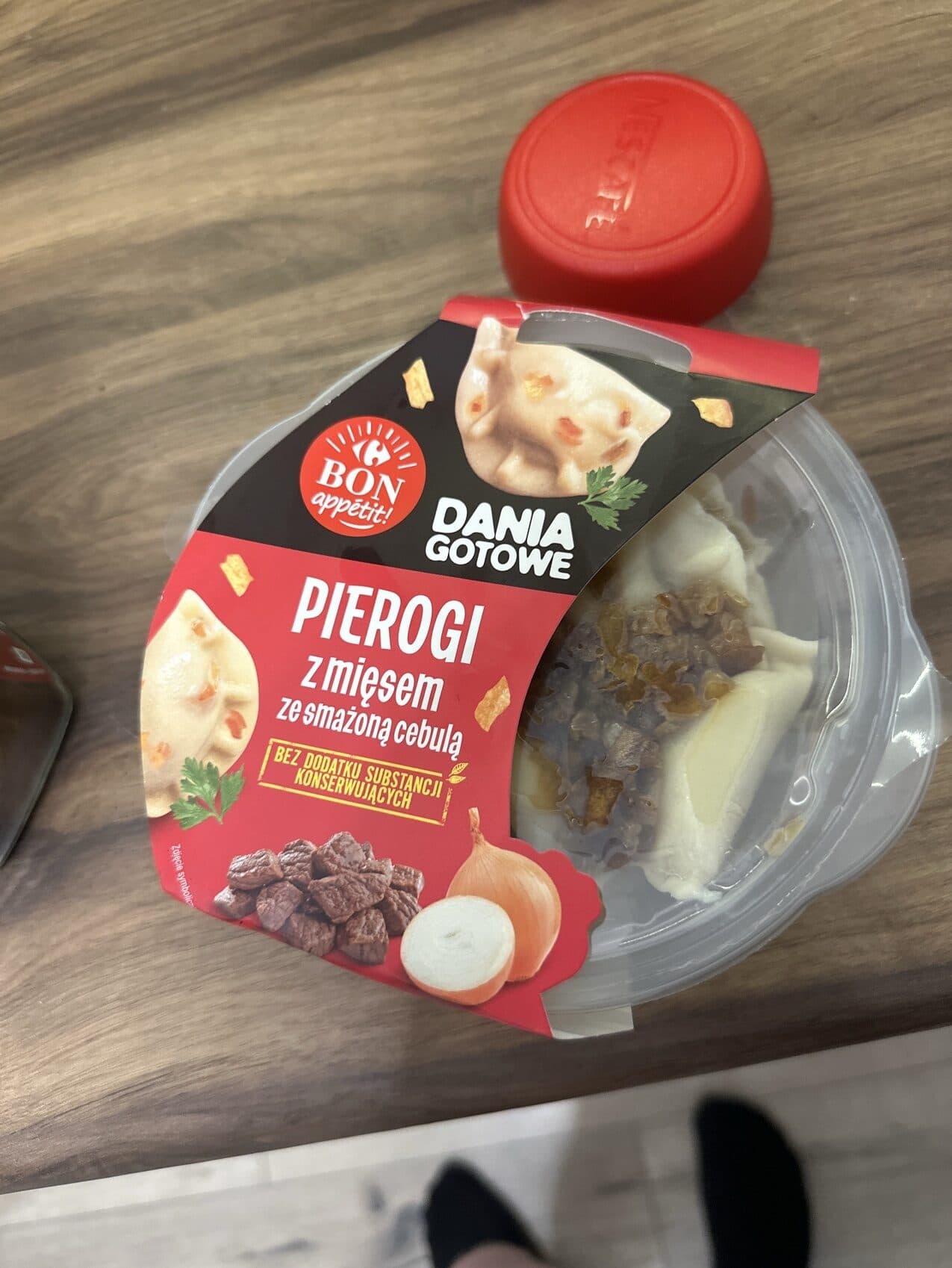 Carrefour Pierogi with meat packshot