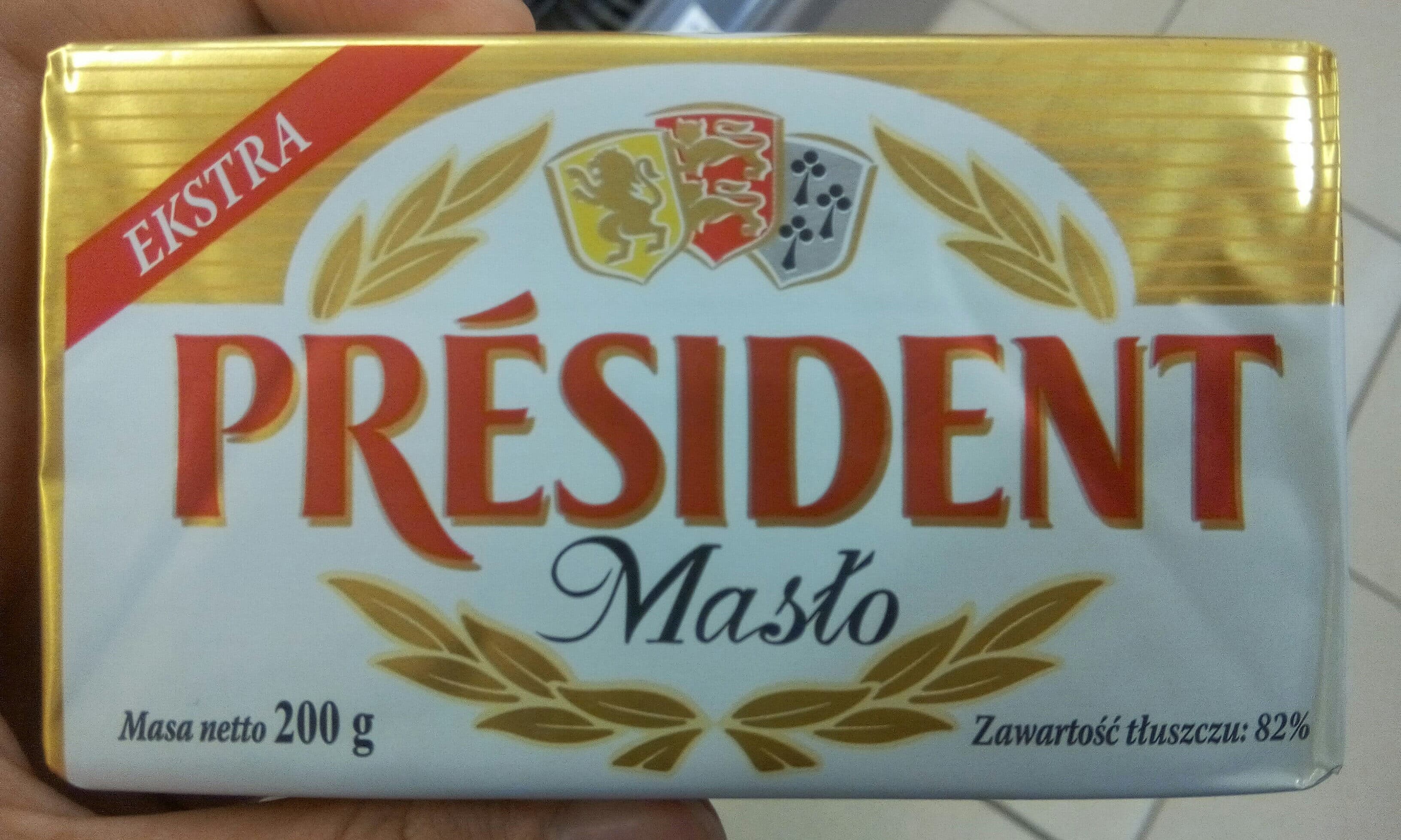 Président Краве масло 82% packshot