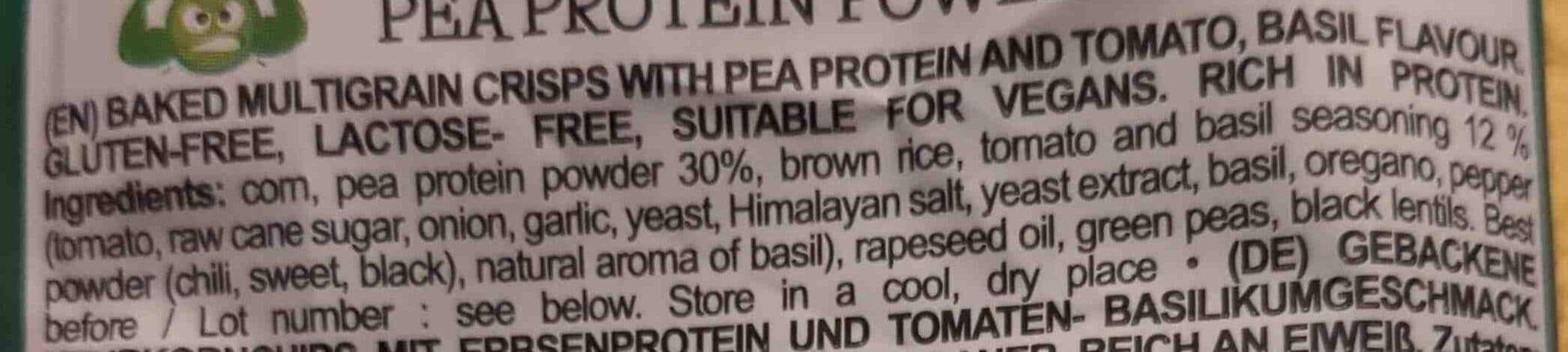 Popcrop Pyramids High Protein Tomato & Basil Chips packshot