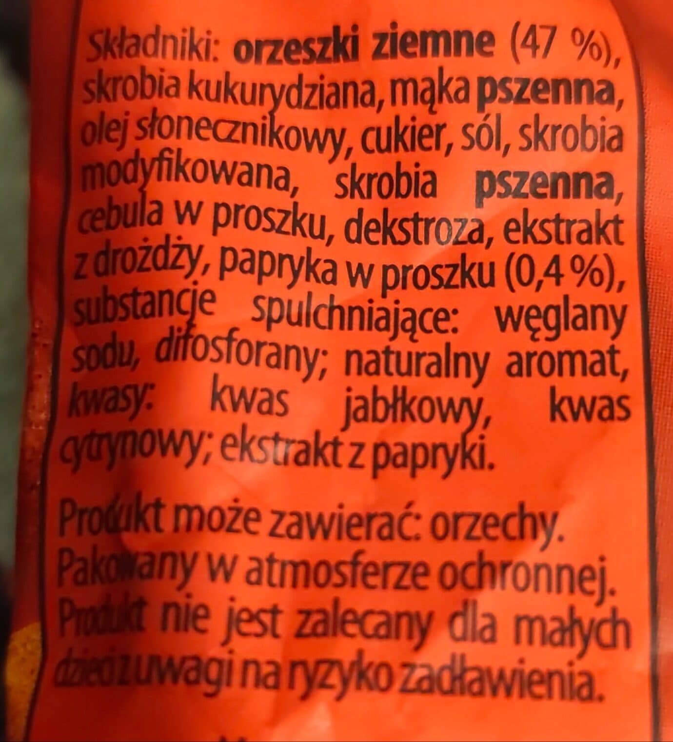 DJ Snack Orzeszki ziemne smażone w chrupkiej skorupce o smaku paprykowym packshot