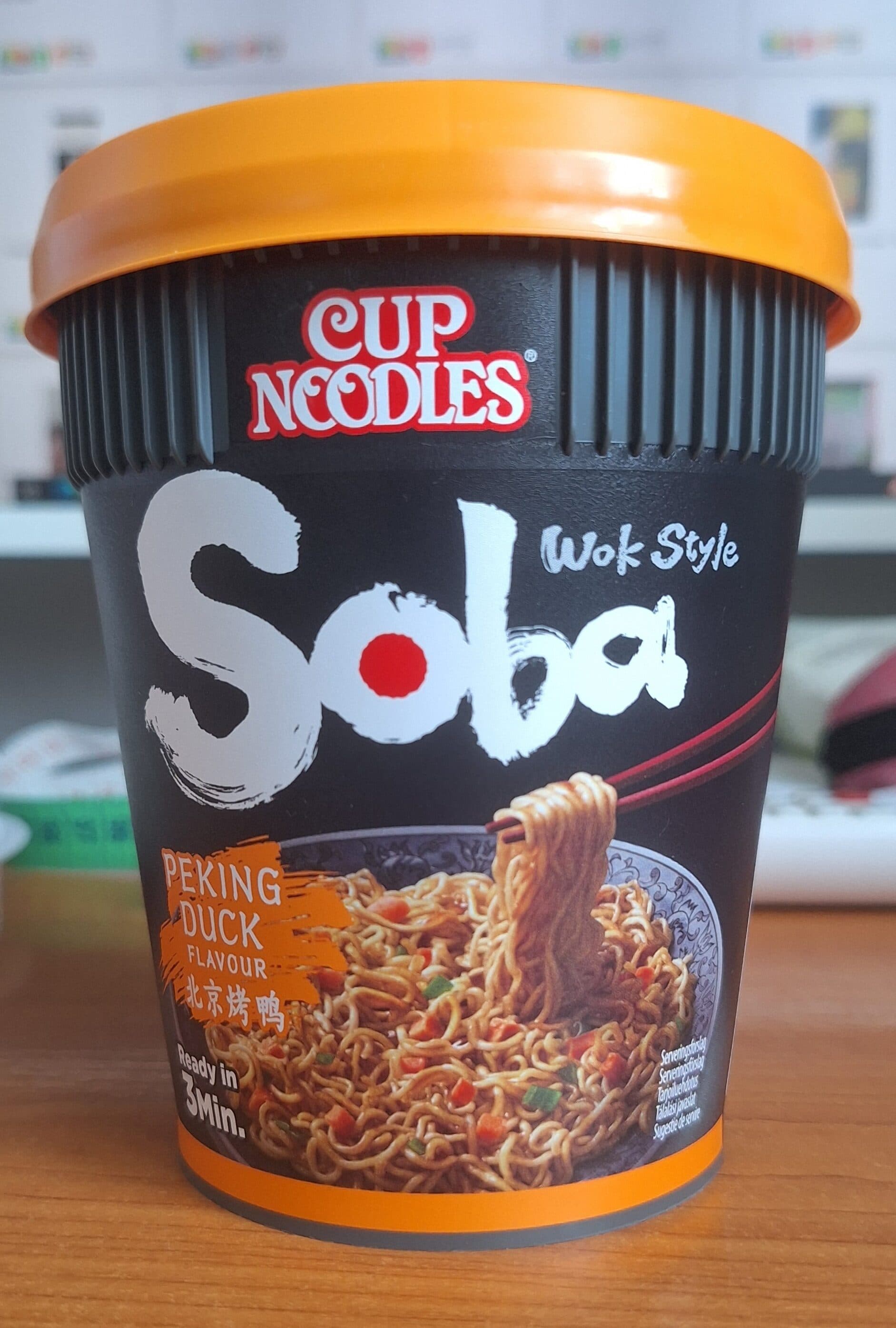 Cup Noodles Soba Wok Style Peking Duck Flavour packshot