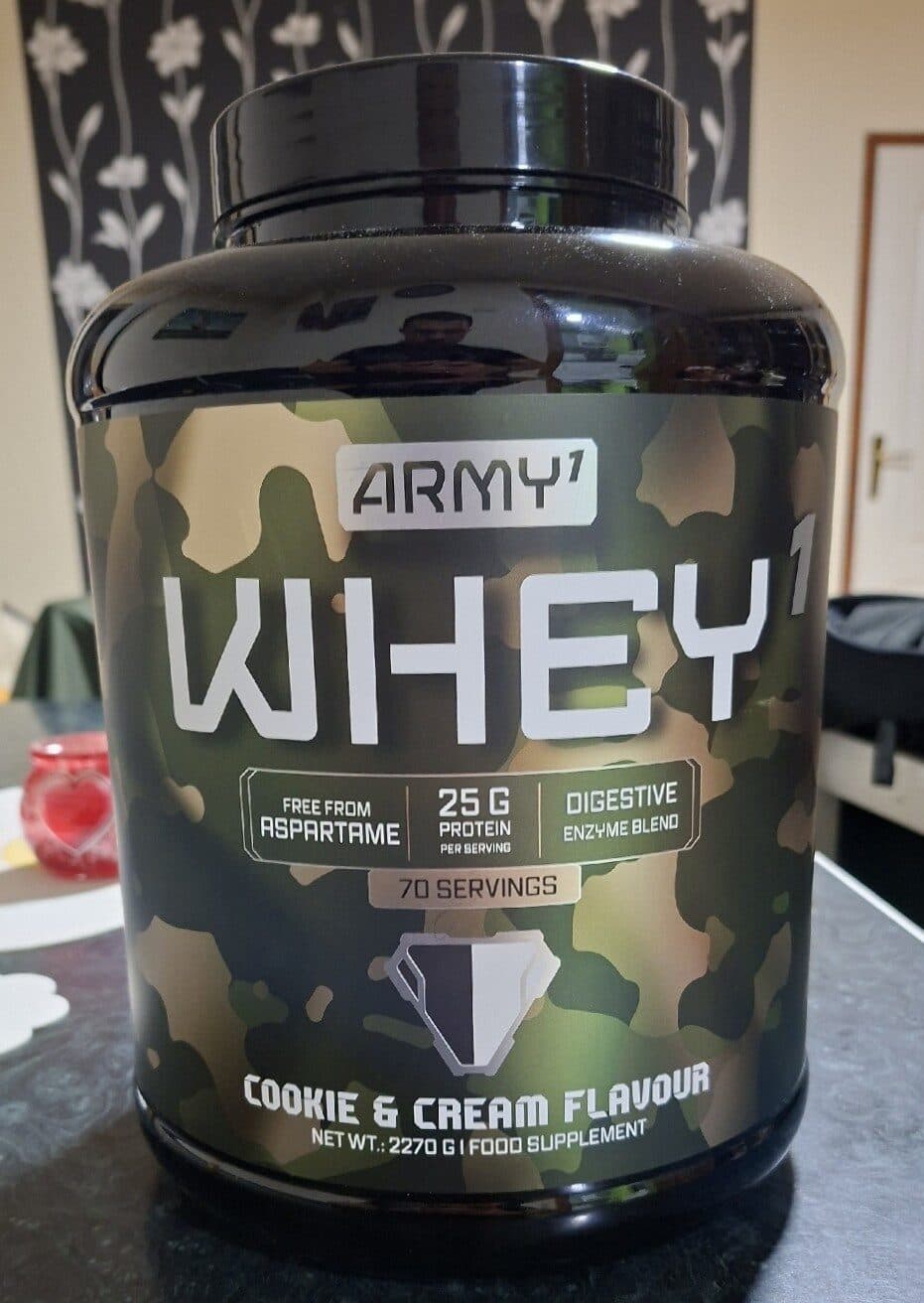Army1 Whey Protein packshot