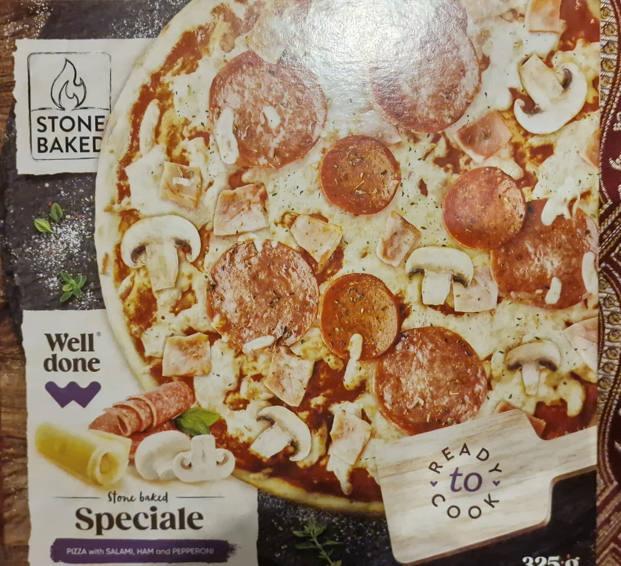Well done Stone baked Speciale packshot