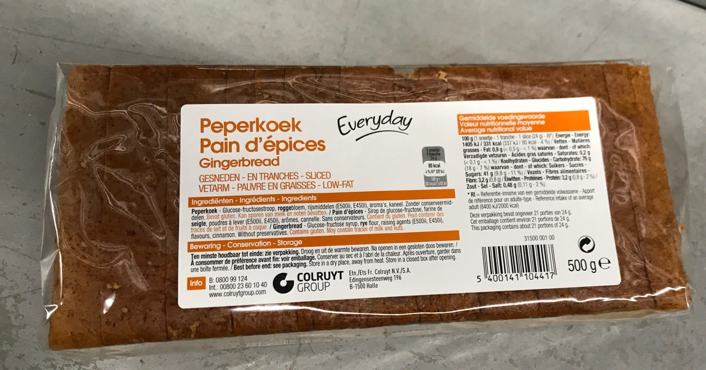 Colruyt Pain d'épices packshot