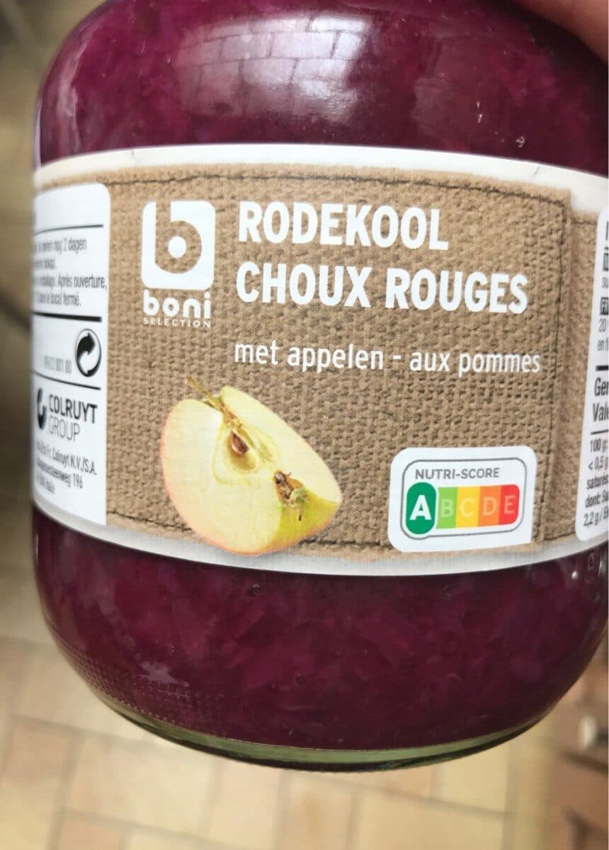 Colruyt Choux rouges aux pommes packshot