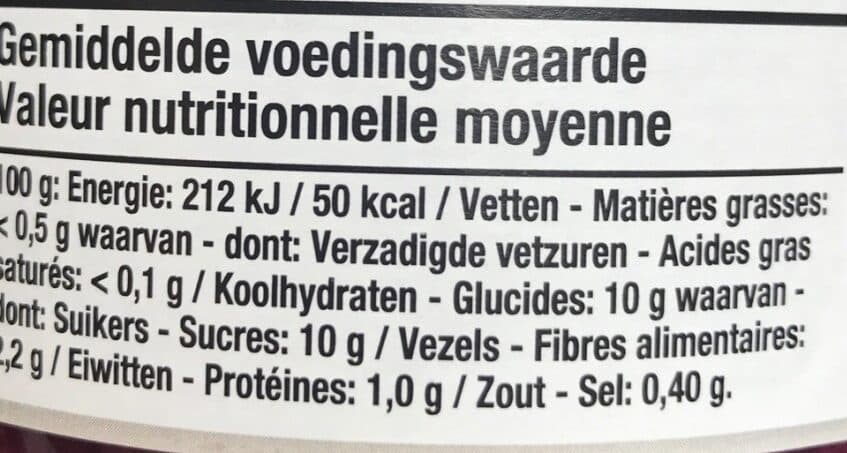 Colruyt Choux rouges aux pommes packshot